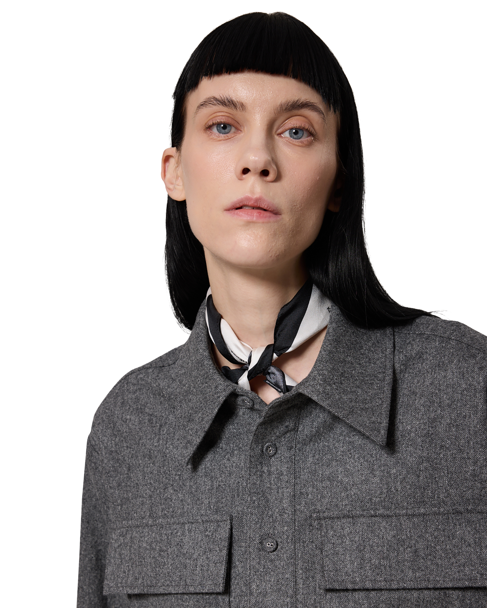 Kimhe Kim - Victor Shirt (Grey) product image 8 | TRAB K-Fashion Australia