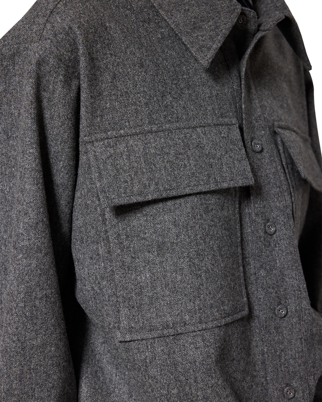 Kimhe Kim - Victor Shirt (Grey) product image 7 | TRAB K-Fashion Australia