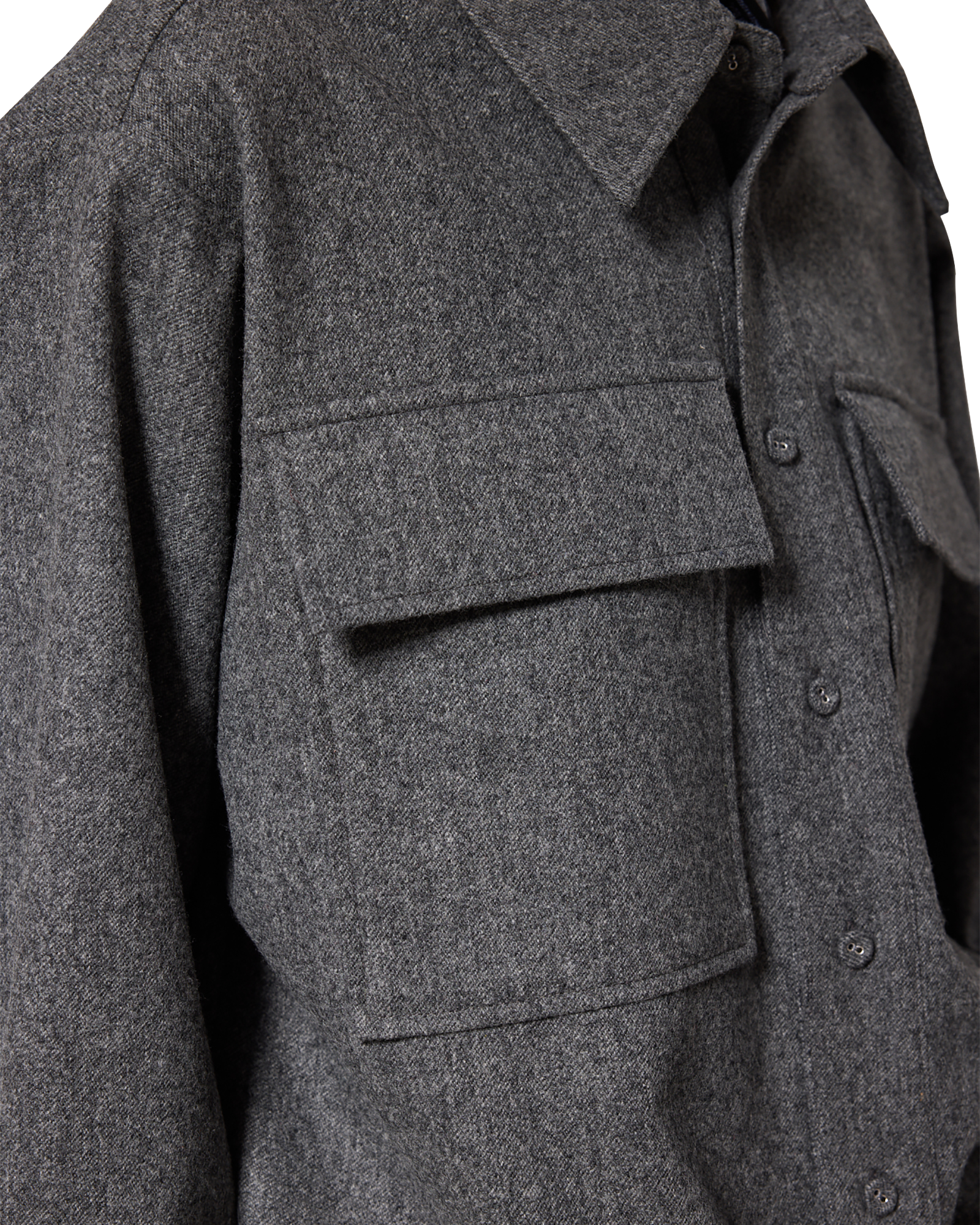Kimhe Kim - Victor Shirt (Grey) product image 7 | TRAB K-Fashion Australia