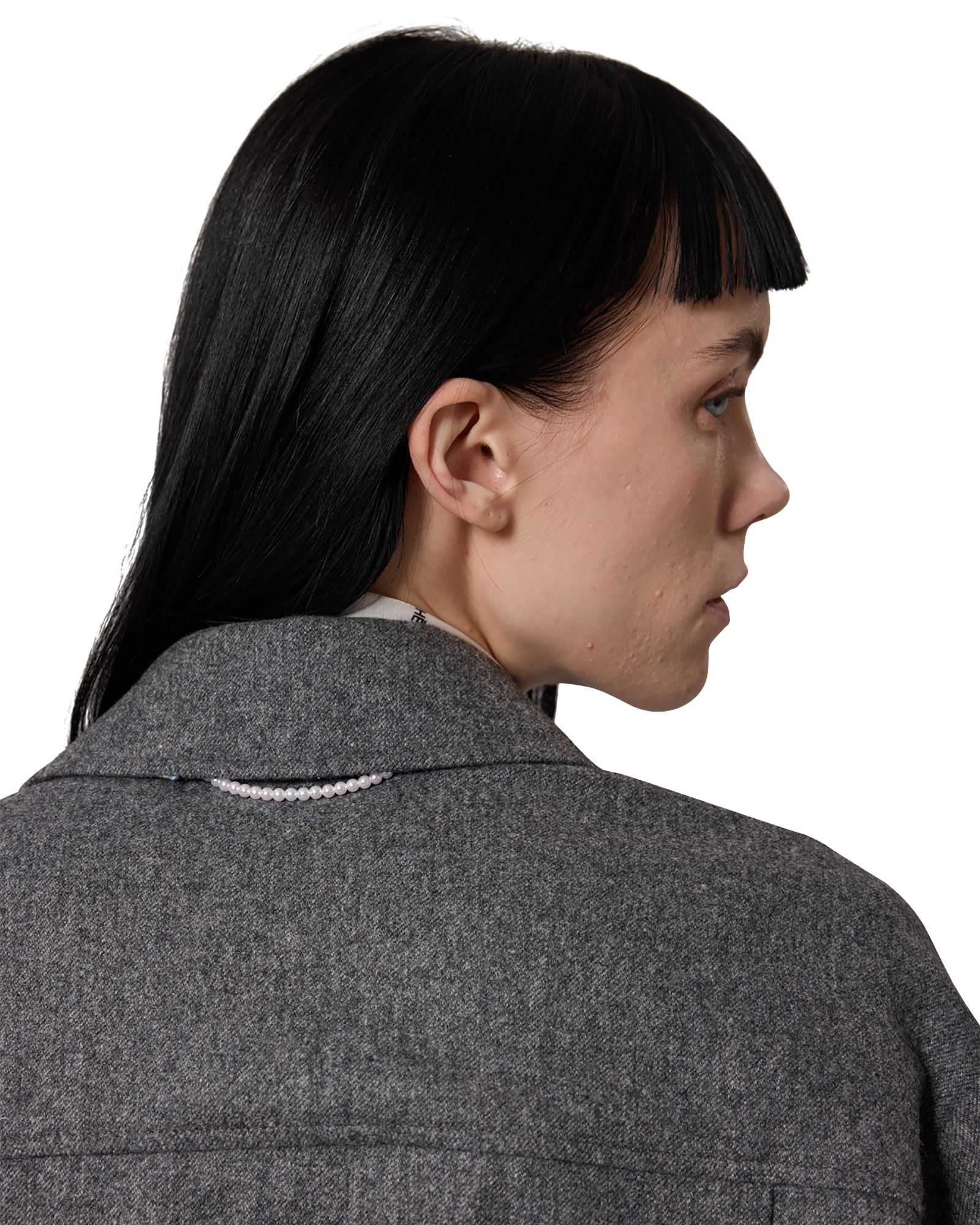 Kimhe Kim - Victor Shirt (Grey) product image 11 | TRAB K-Fashion Australia