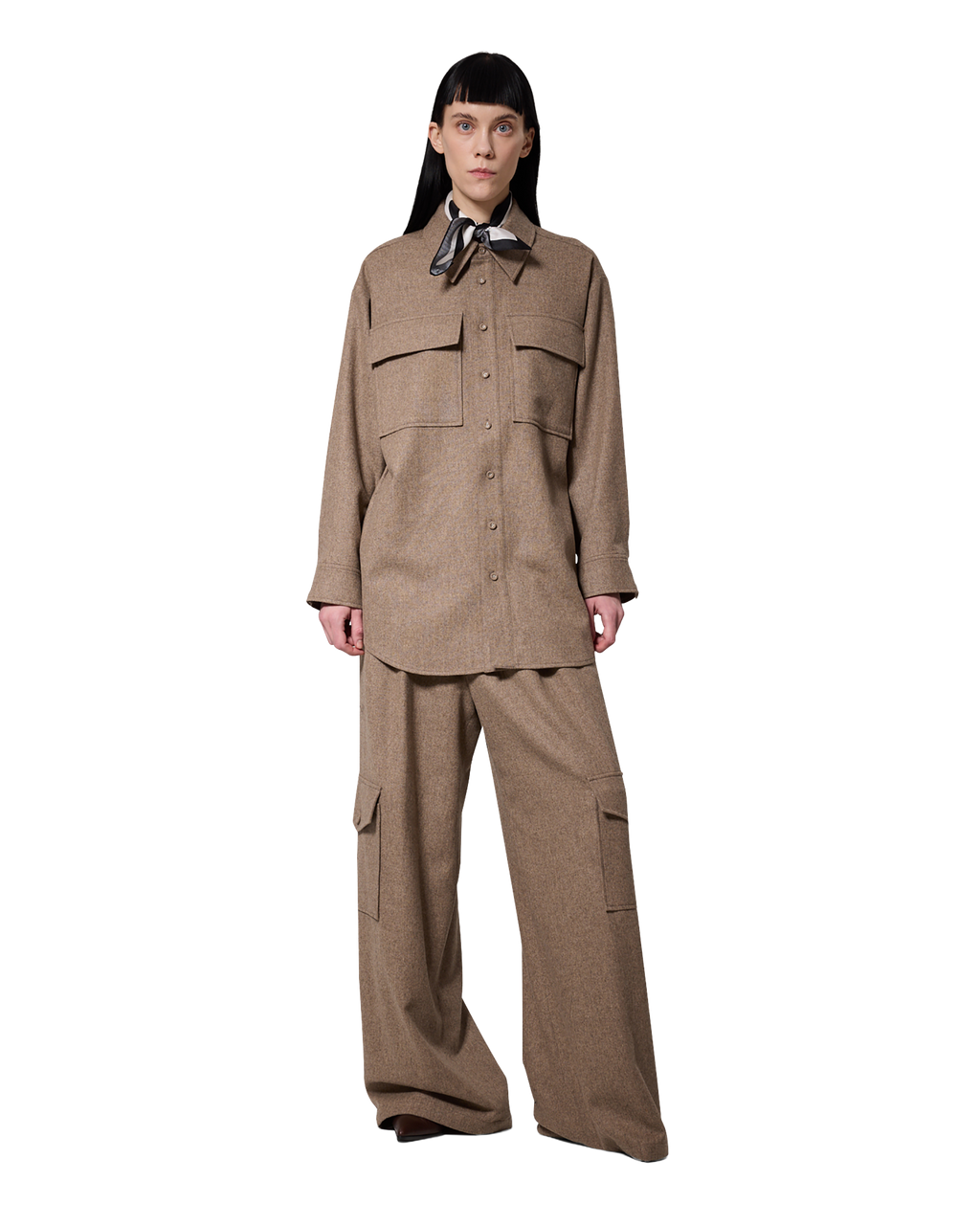 Kimhe Kim - Victor Shirt (Beige) product image 1 | TRAB K-Fashion Australia