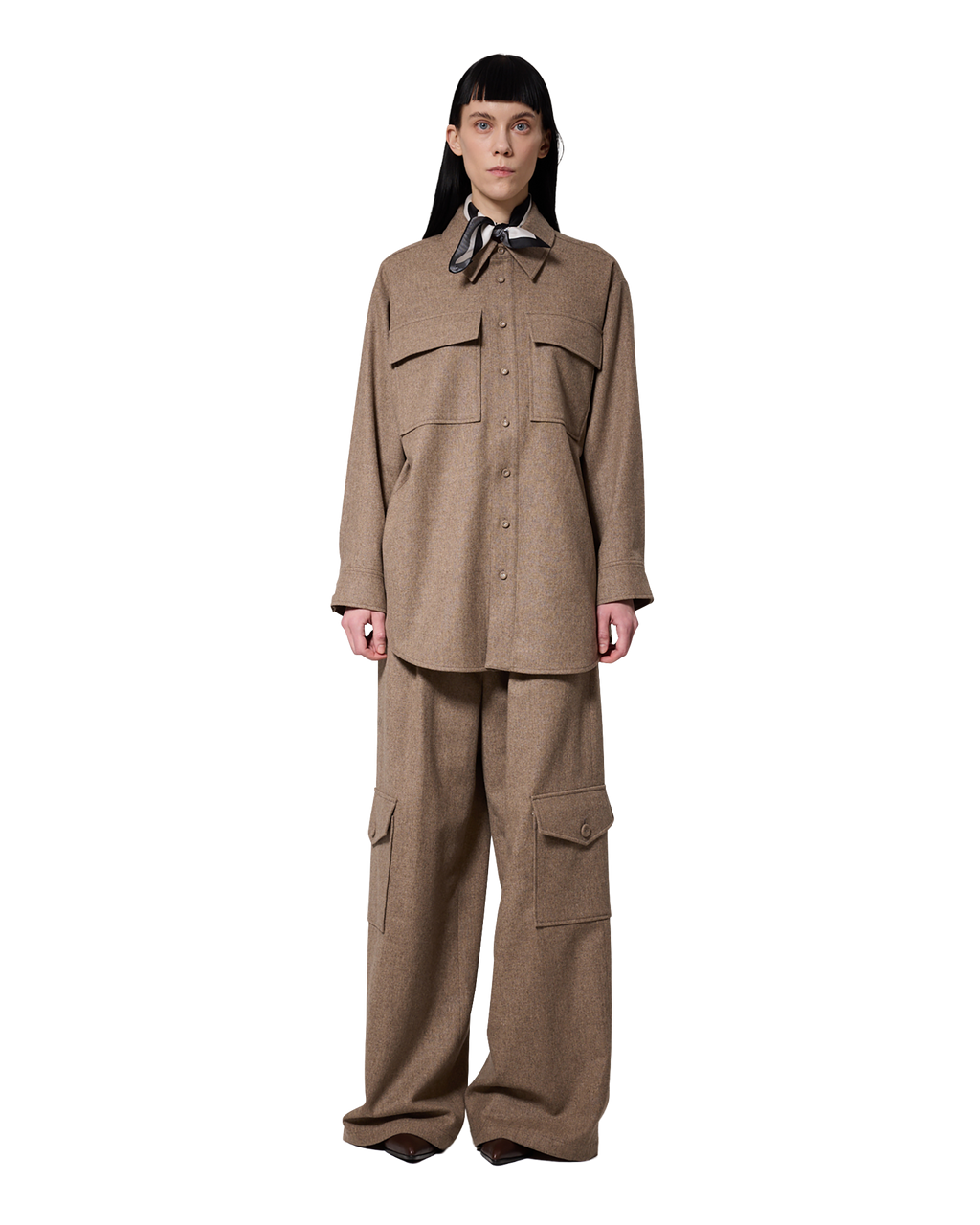 Kimhe Kim - Victor Shirt (Beige) product image 2 | TRAB K-Fashion Australia