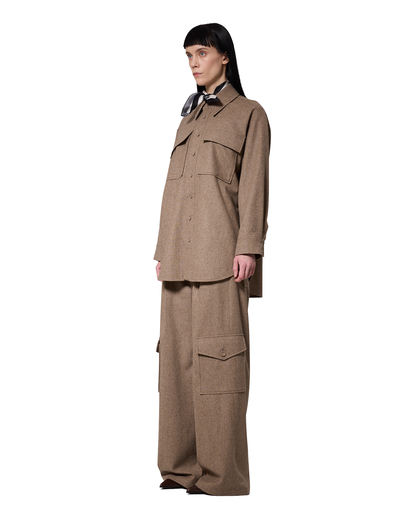 Kimhe Kim - Victor Shirt (Beige) product image 3 | TRAB K-Fashion Australia