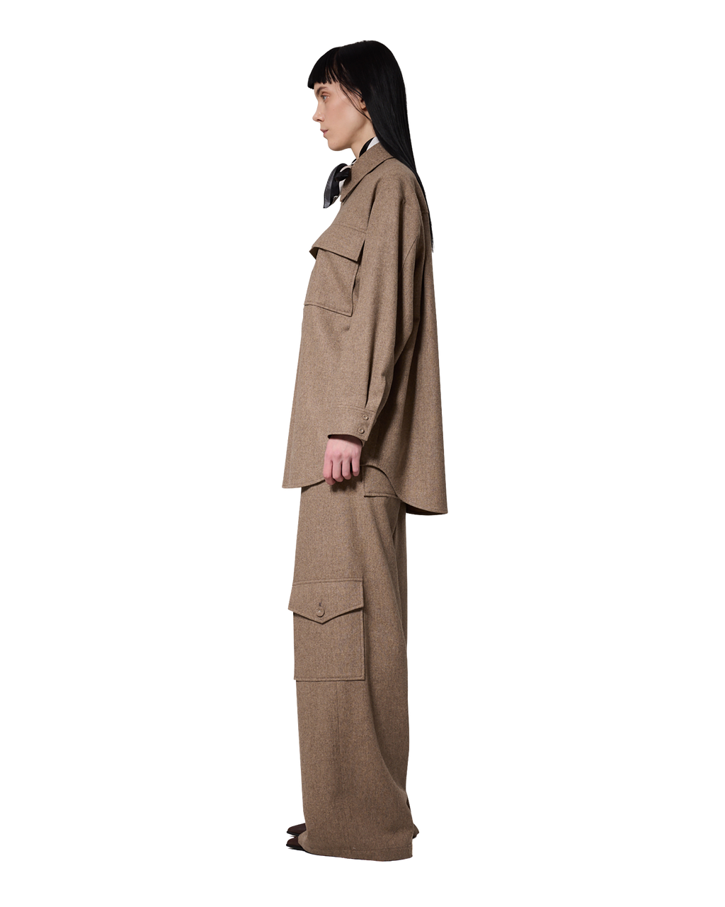 Kimhe Kim - Victor Shirt (Beige) product image 4 | TRAB K-Fashion Australia
