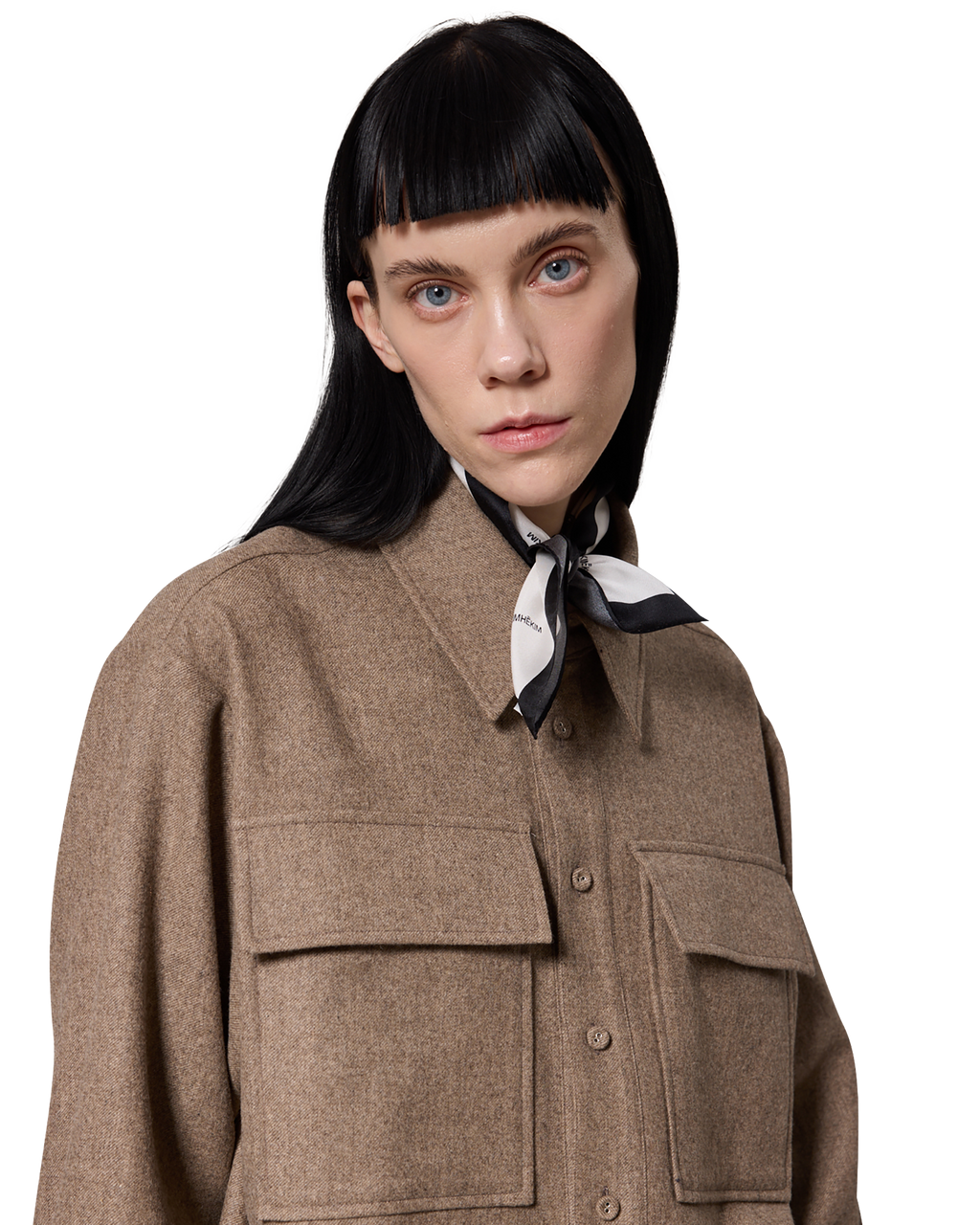 Kimhe Kim - Victor Shirt (Beige) product image 8 | TRAB K-Fashion Australia