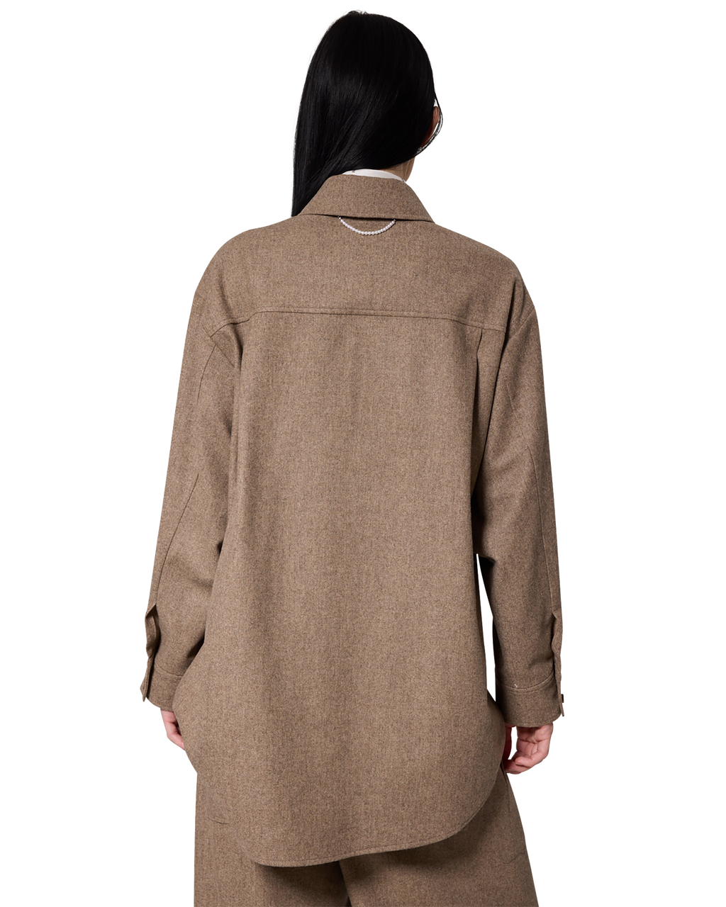 Kimhe Kim - Victor Shirt (Beige) product image 12 | TRAB K-Fashion Australia