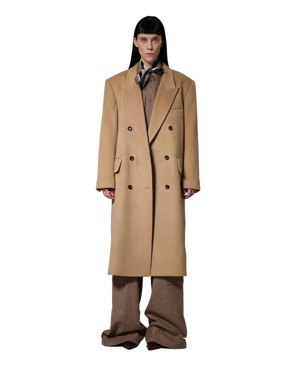 Kimhe Kim - Daniel Double Brestead Coat (Beige) product image 2 | TRAB K-Fashion Australia