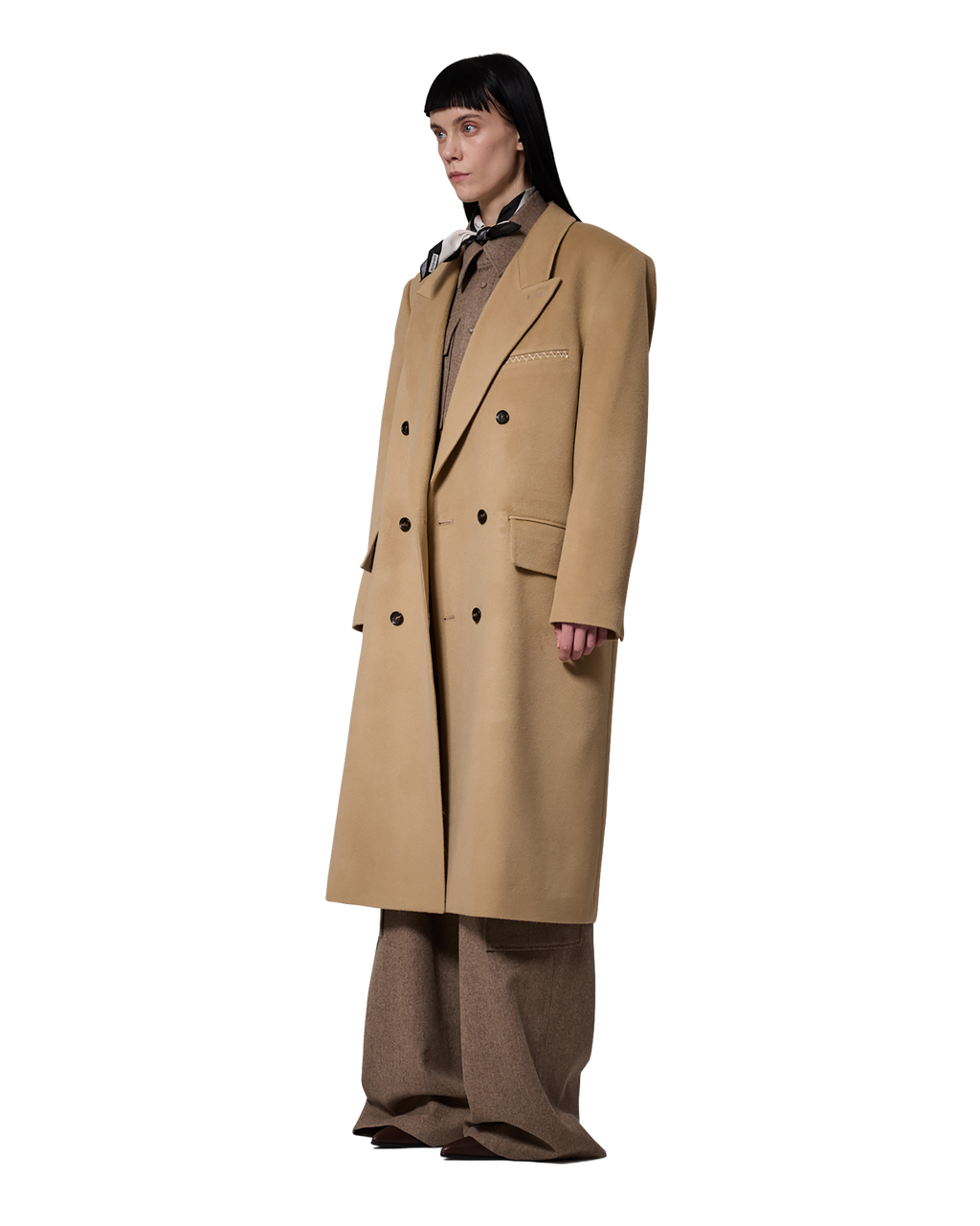 Kimhe Kim - Daniel Double Brestead Coat (Beige) product image 3 | TRAB K-Fashion Australia
