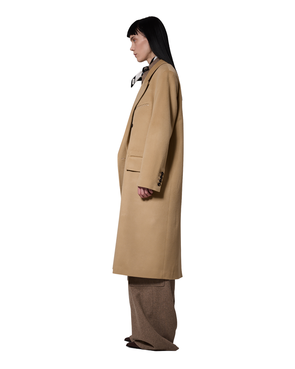 Kimhe Kim - Daniel Double Brestead Coat (Beige) product image 4 | TRAB K-Fashion Australia