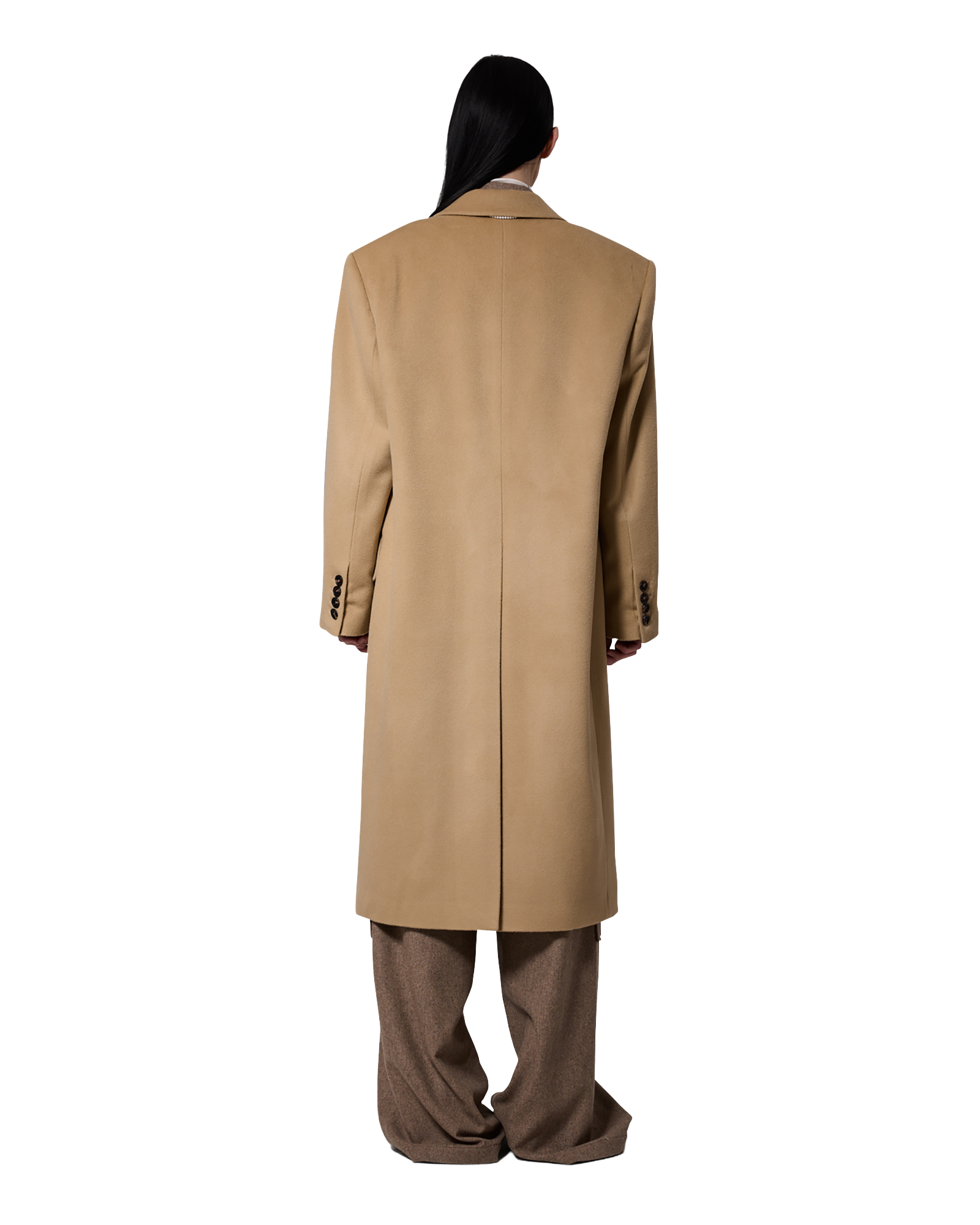 Kimhe Kim - Daniel Double Brestead Coat (Beige) product image 5 | TRAB K-Fashion Australia