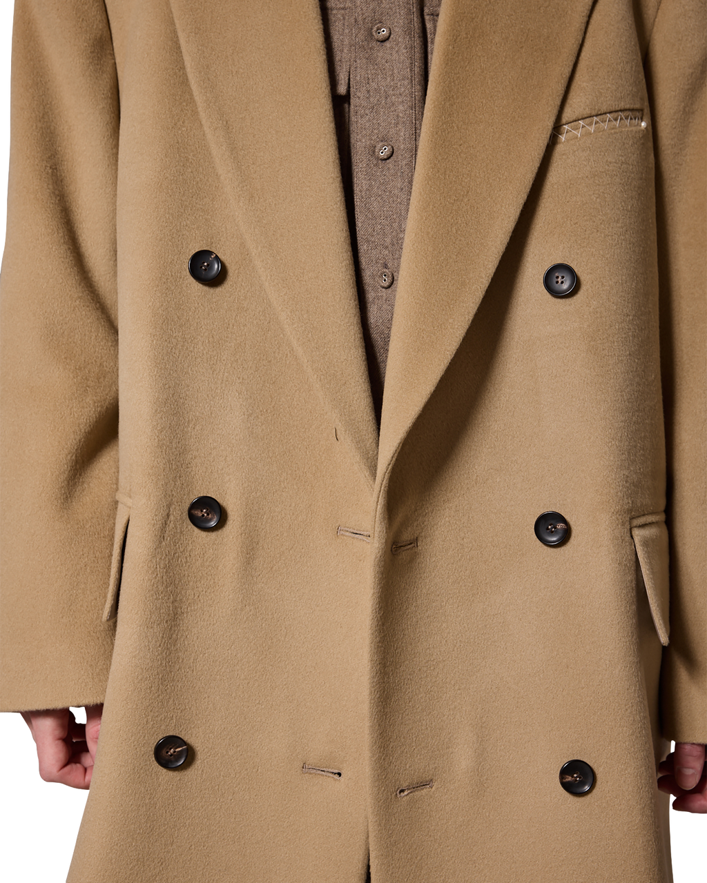 Kimhe Kim - Daniel Double Brestead Coat (Beige) product image 9 | TRAB K-Fashion Australia