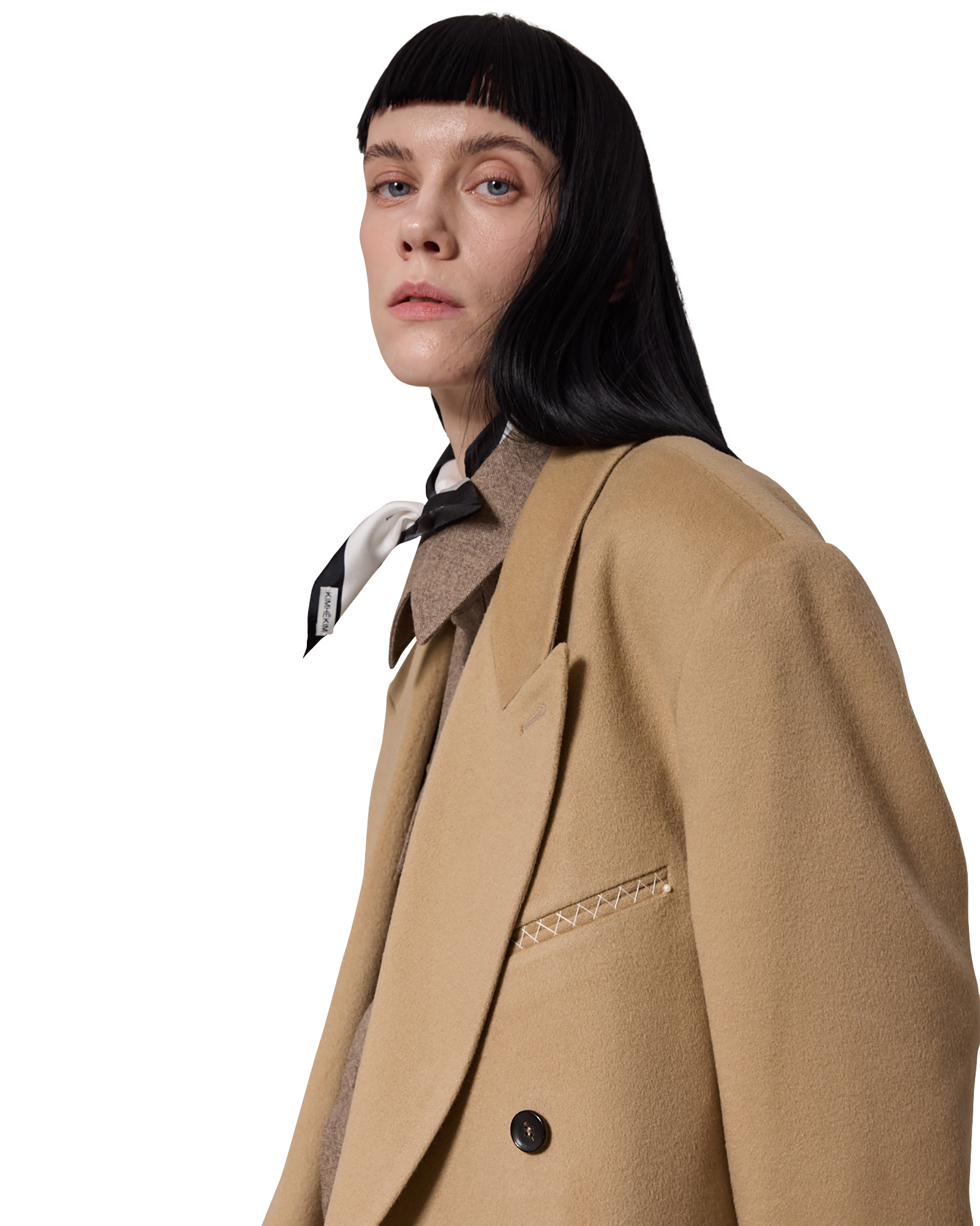 Kimhe Kim - Daniel Double Brestead Coat (Beige) product image 11 | TRAB K-Fashion Australia