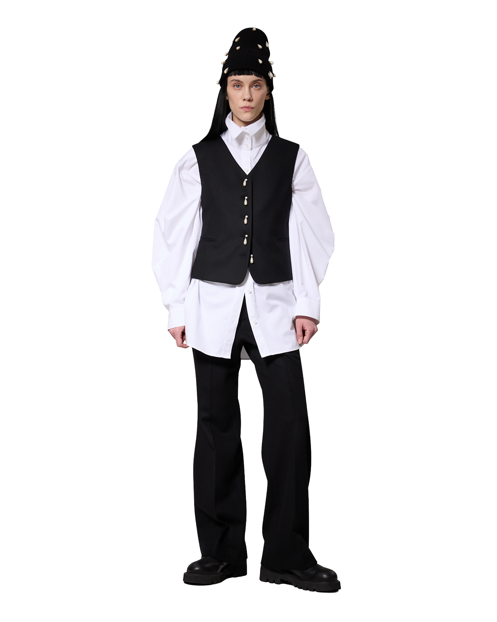 Kimhe Kim - Ariel Vest (Black) product image 1 | TRAB K-Fashion Australia