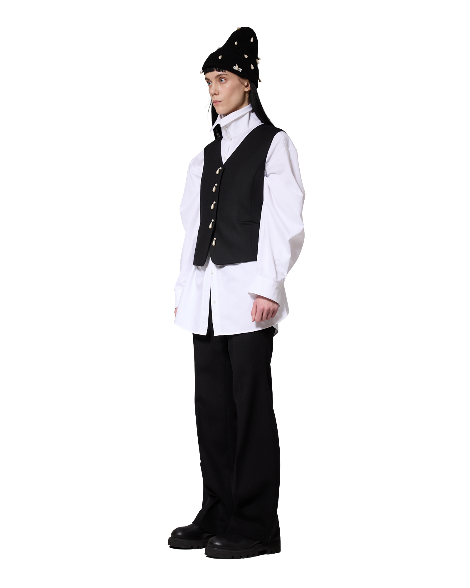 Kimhe Kim - Ariel Vest (Black) product image 2 | TRAB K-Fashion Australia