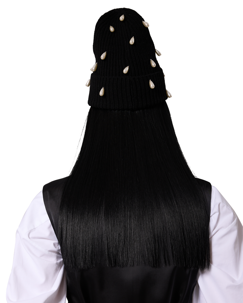 Kimhe Kim - Pearl Embellished Beanie (Black) product image 10 | TRAB K-Fashion Australia