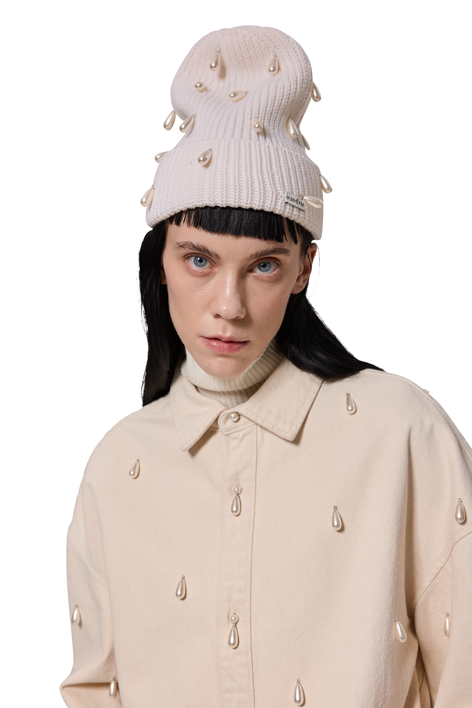 Kimhe Kim - Ariel Denim Shirt (Ivory) product image 8 | TRAB K-Fashion Australia