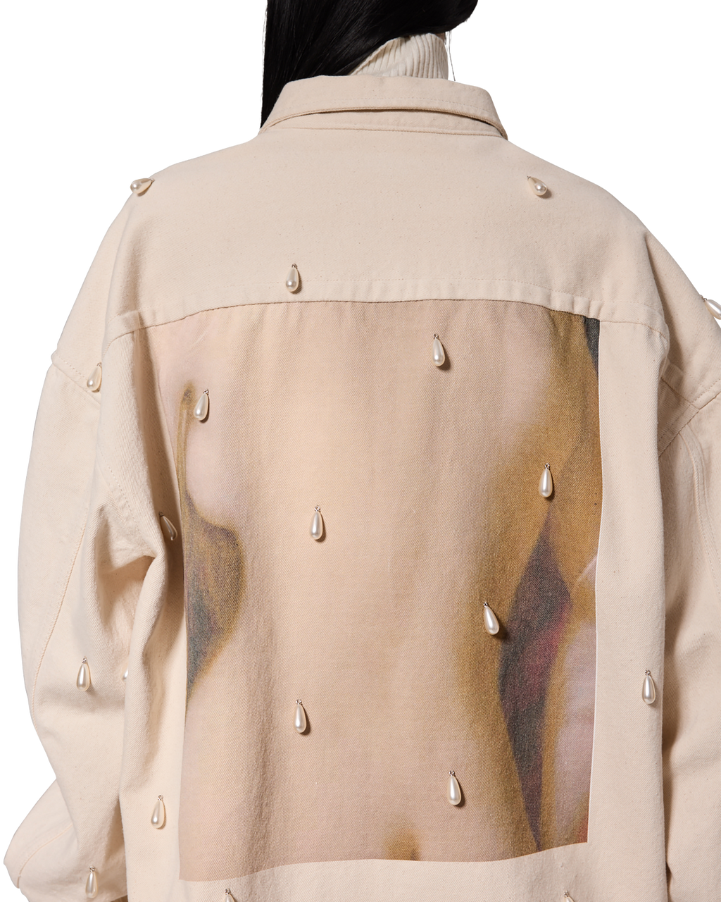 Kimhe Kim - Ariel Denim Shirt (Ivory) product image 12 | TRAB K-Fashion Australia