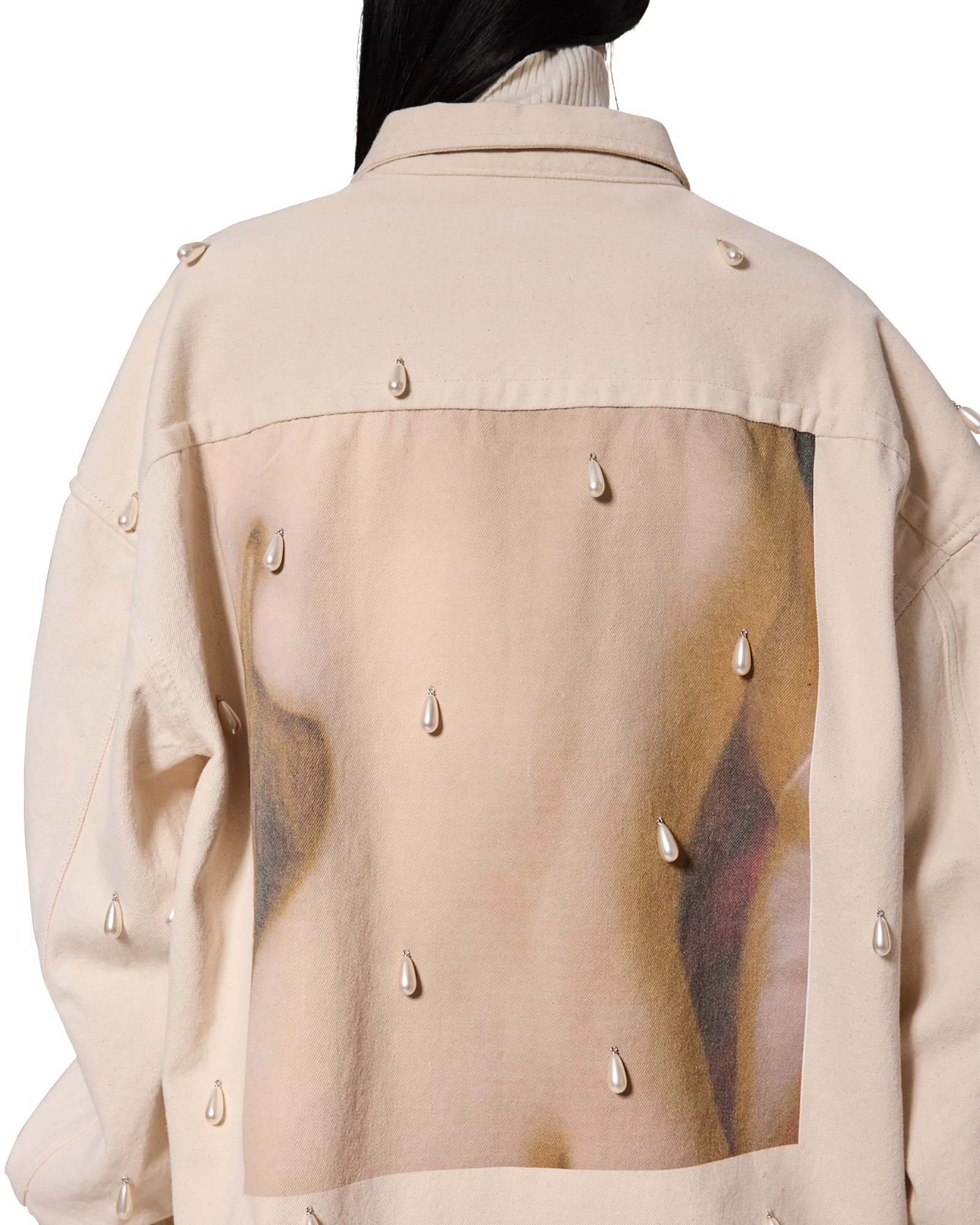 Kimhe Kim - Ariel Denim Shirt (Ivory) product image 12 | TRAB K-Fashion Australia