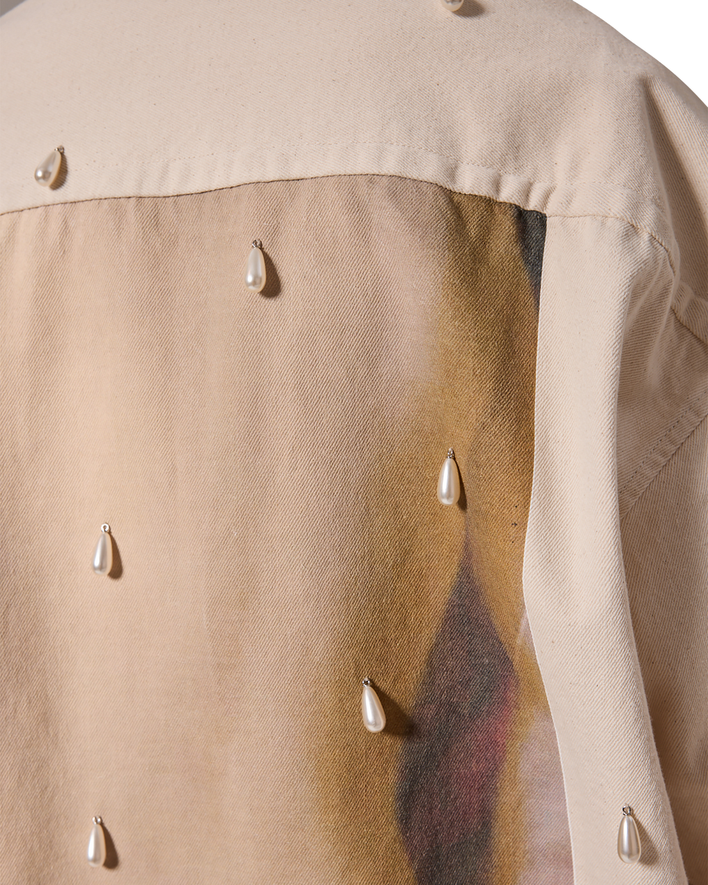 Kimhe Kim - Ariel Denim Shirt (Ivory) product image 13 | TRAB K-Fashion Australia
