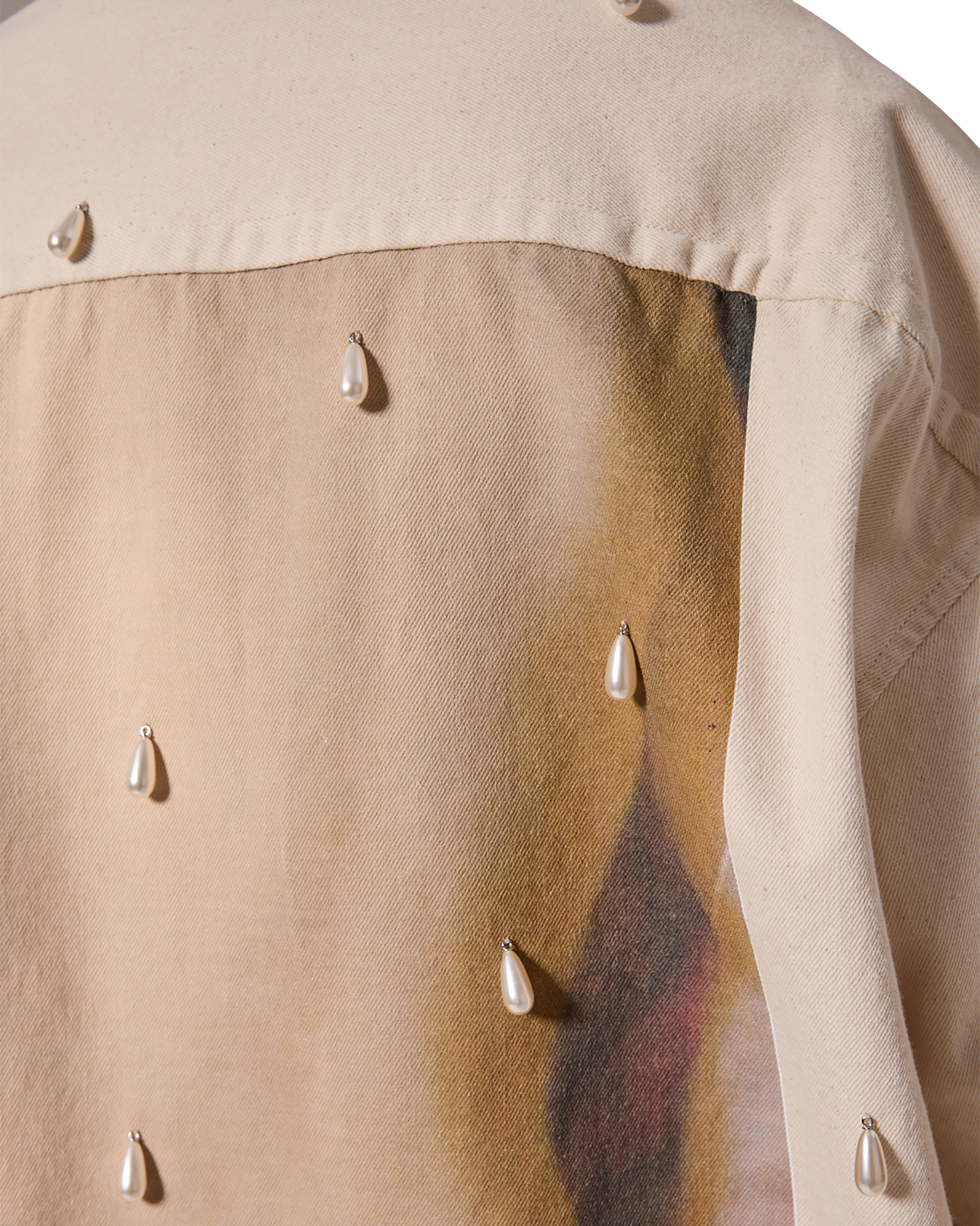 Kimhe Kim - Ariel Denim Shirt (Ivory) product image 13 | TRAB K-Fashion Australia