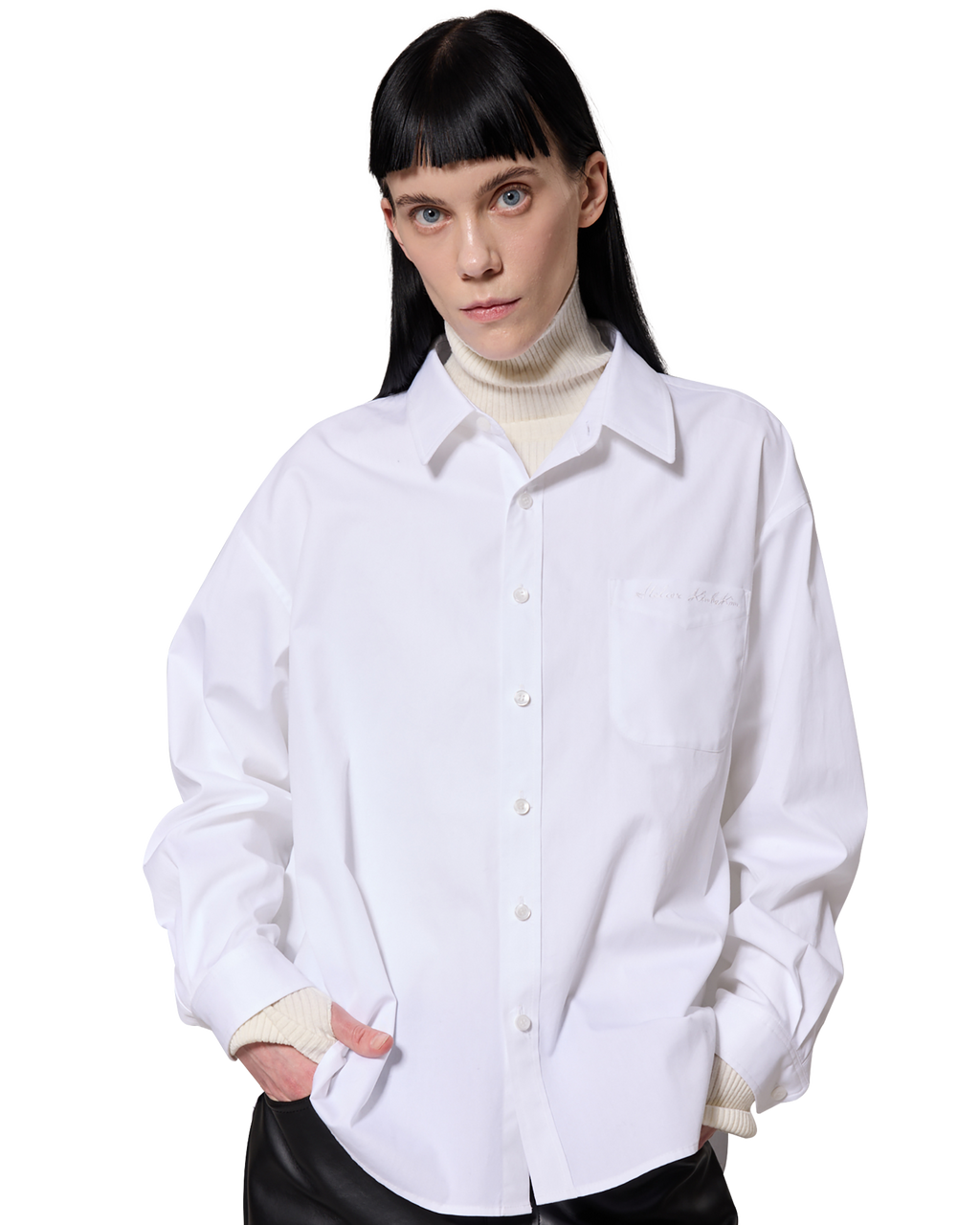 Kimhe Kim - Gabriel Shirt (White) product image 15 | TRAB K-Fashion Australia
