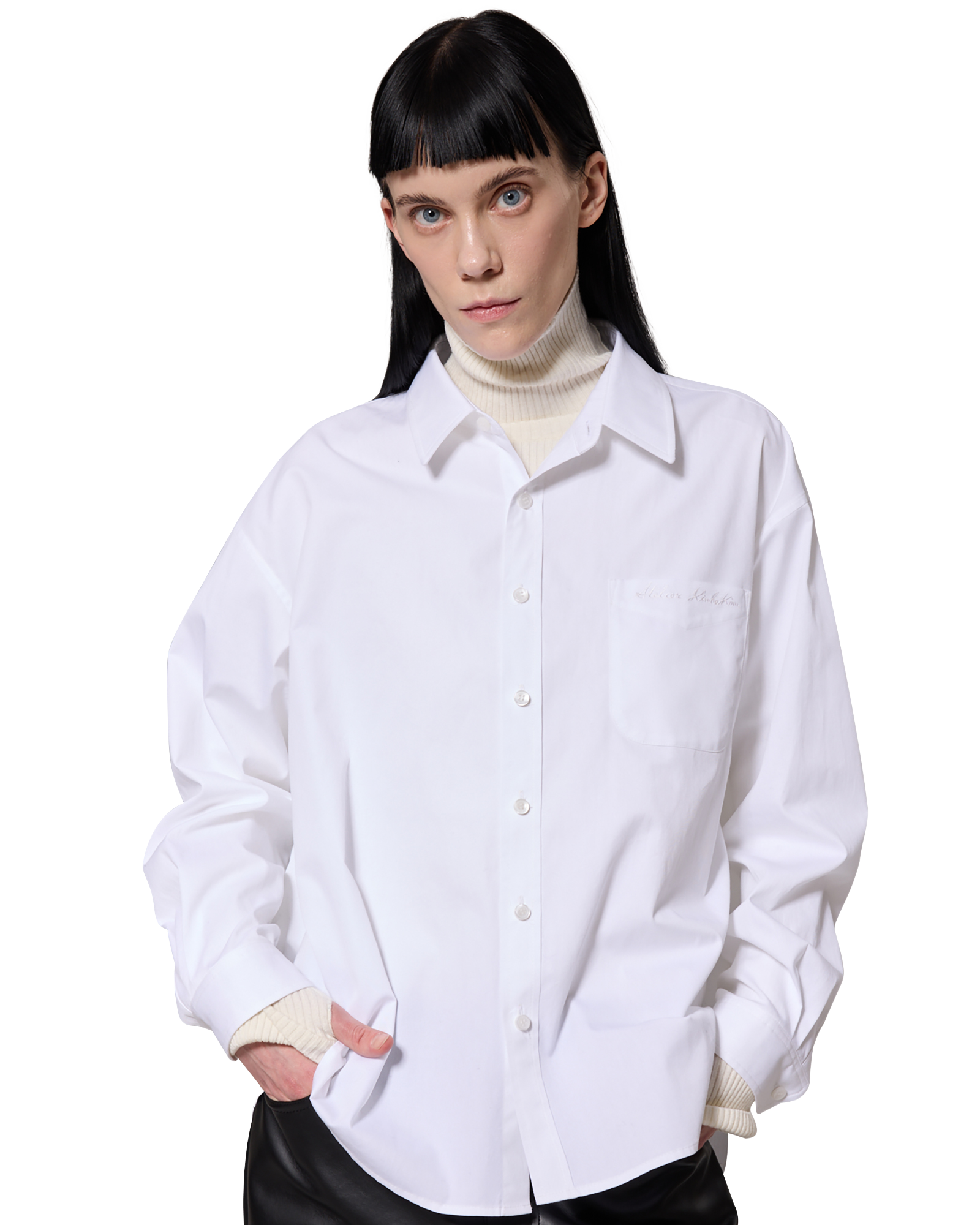 Kimhe Kim - Gabriel Shirt (White) product image 15 | TRAB K-Fashion Australia