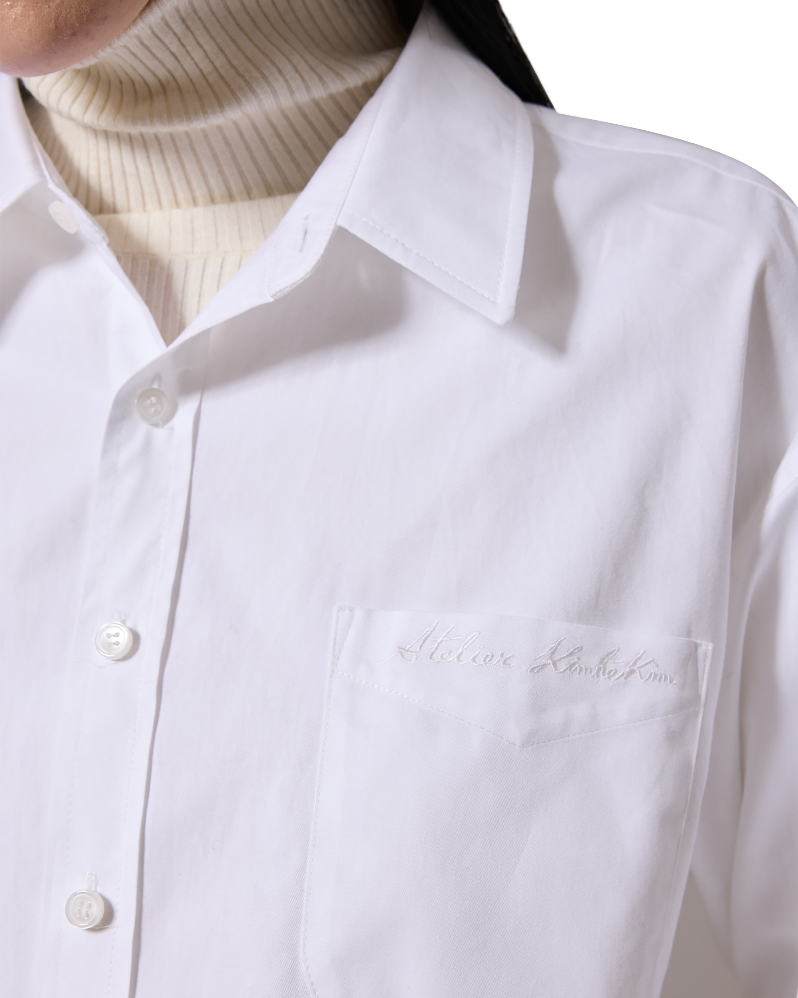 Kimhe Kim - Gabriel Shirt (White) product image 16 | TRAB K-Fashion Australia