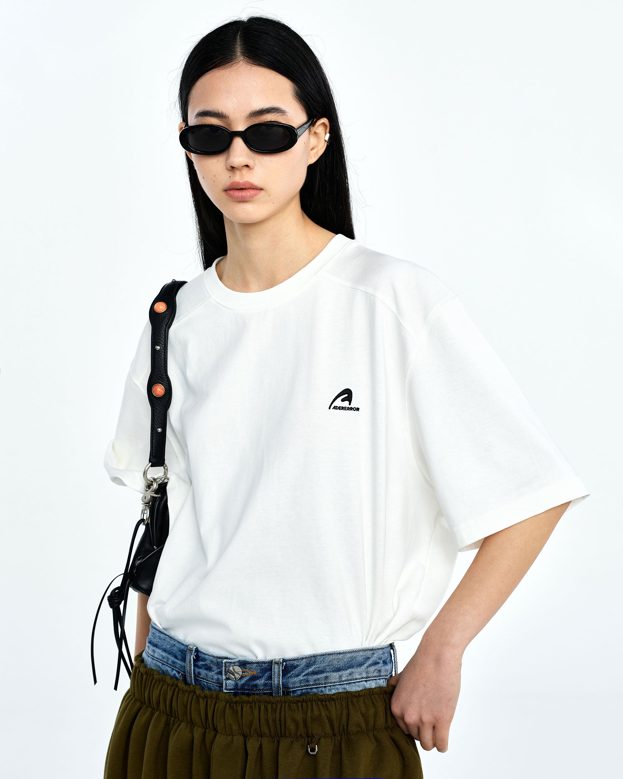 Ader Error - A-peec logo t-shirt (White) product image 2 | TRAB K-Fashion Australia