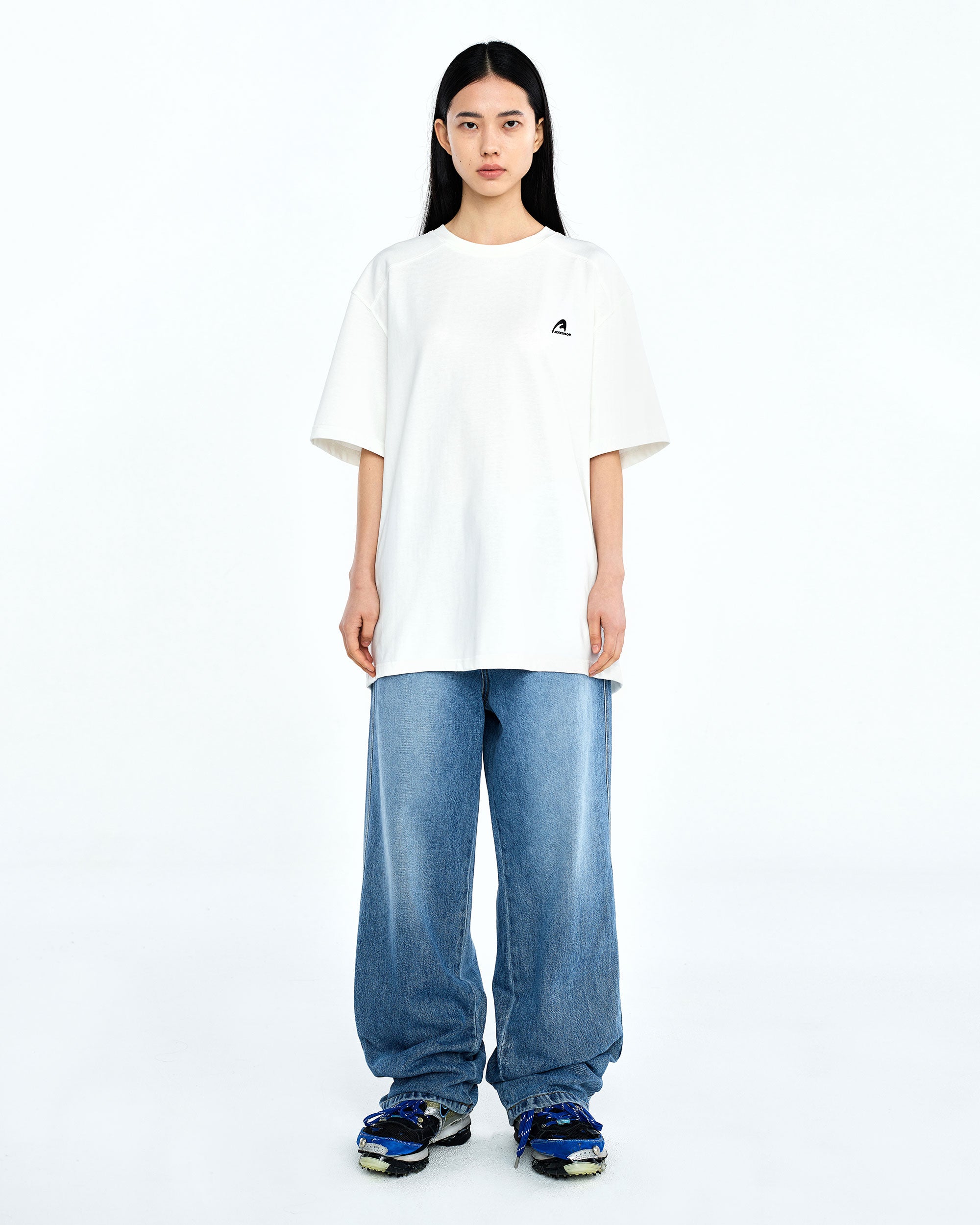 Ader Error - A-peec logo t-shirt (White) product image 3 | TRAB K-Fashion Australia