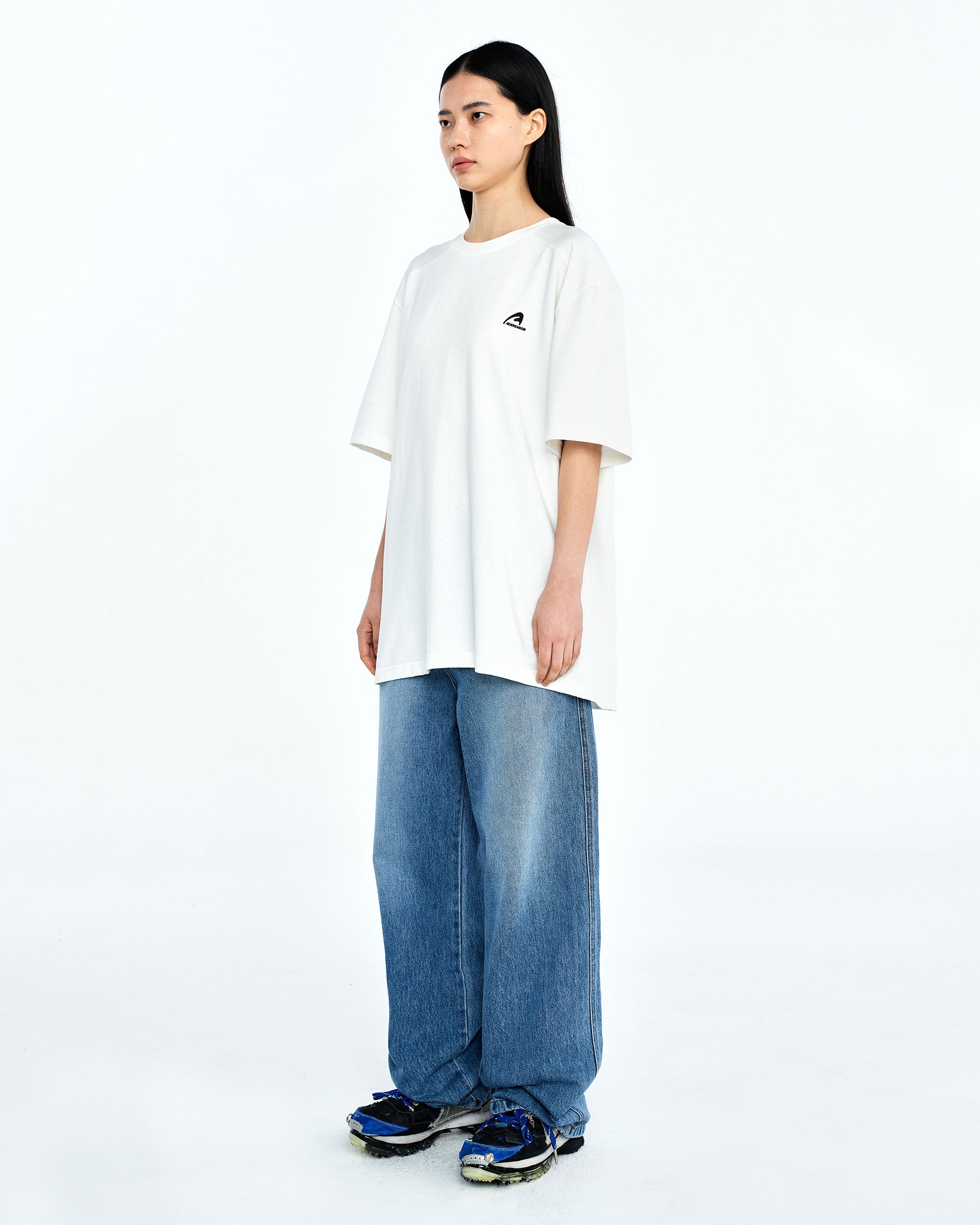 Ader Error - A-peec logo t-shirt (White) product image 4 | TRAB K-Fashion Australia