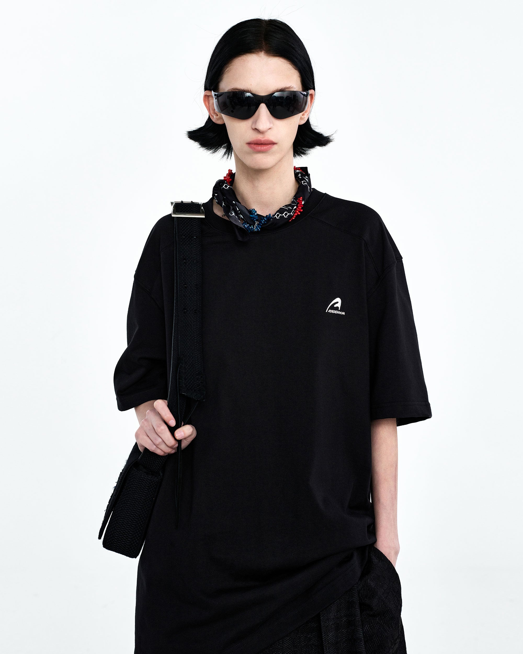 Ader Error - A-peec logo t-shirt (Noir) product image 2 | TRAB K-Fashion Australia