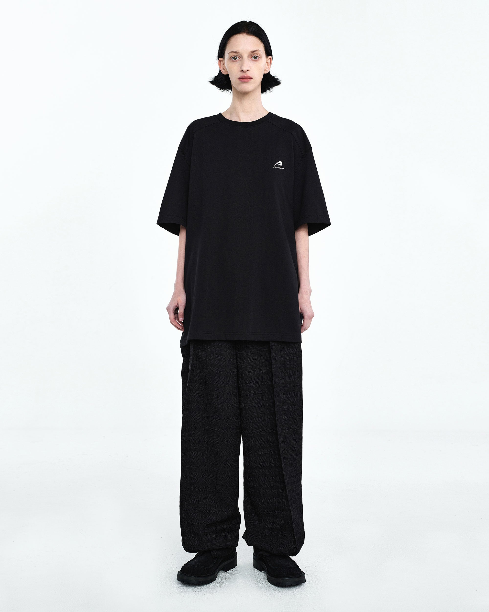 Ader Error - A-peec logo t-shirt (Noir) product image 3 | TRAB K-Fashion Australia