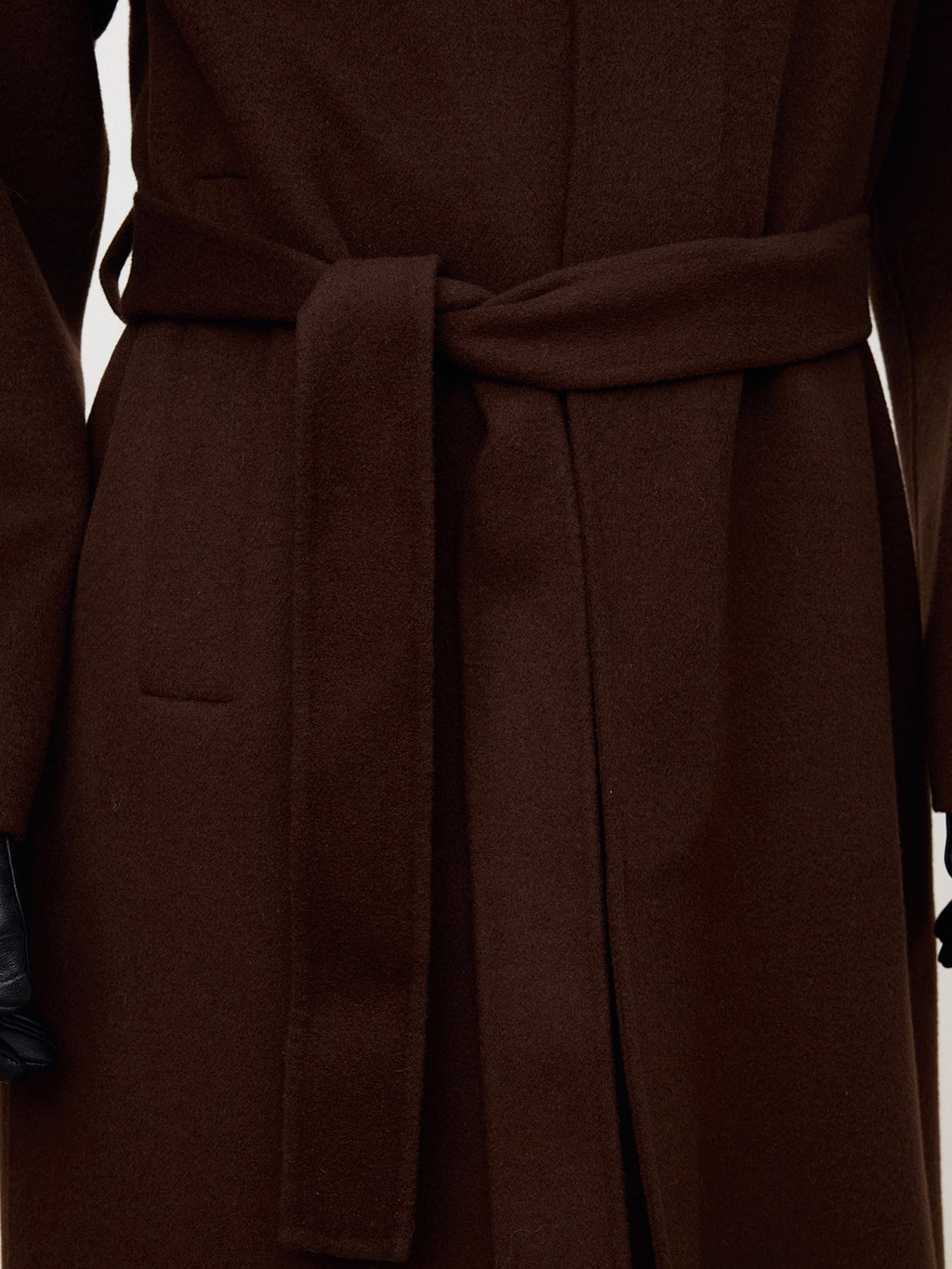 Tonywack - Hand-Made Wool Cashmere Stand-Collar Coat (Penny Brown) product image 12 | TRAB K-Fashion Australia