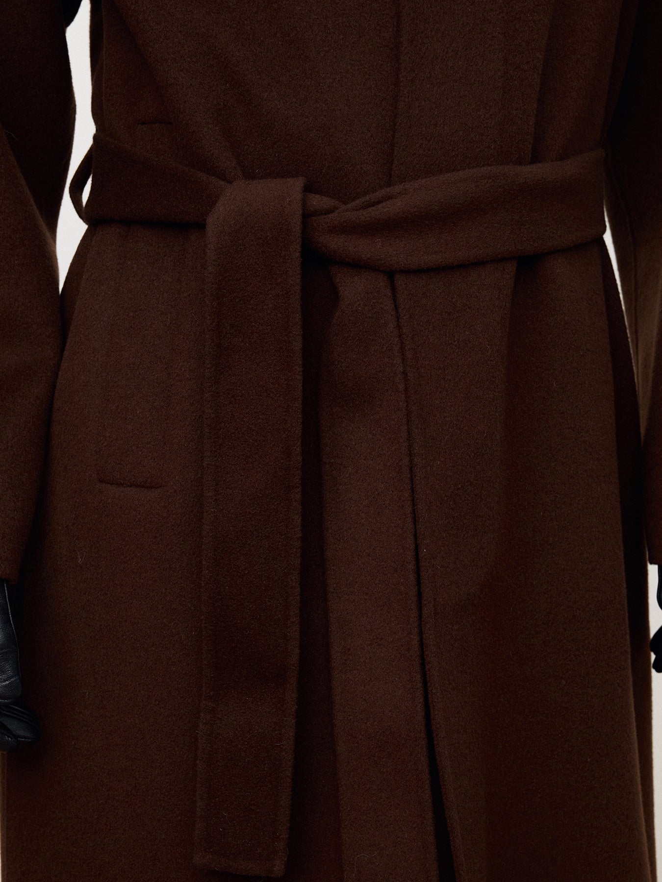 Tonywack - Hand-Made Wool Cashmere Stand-Collar Coat (Penny Brown) product image 12 | TRAB K-Fashion Australia