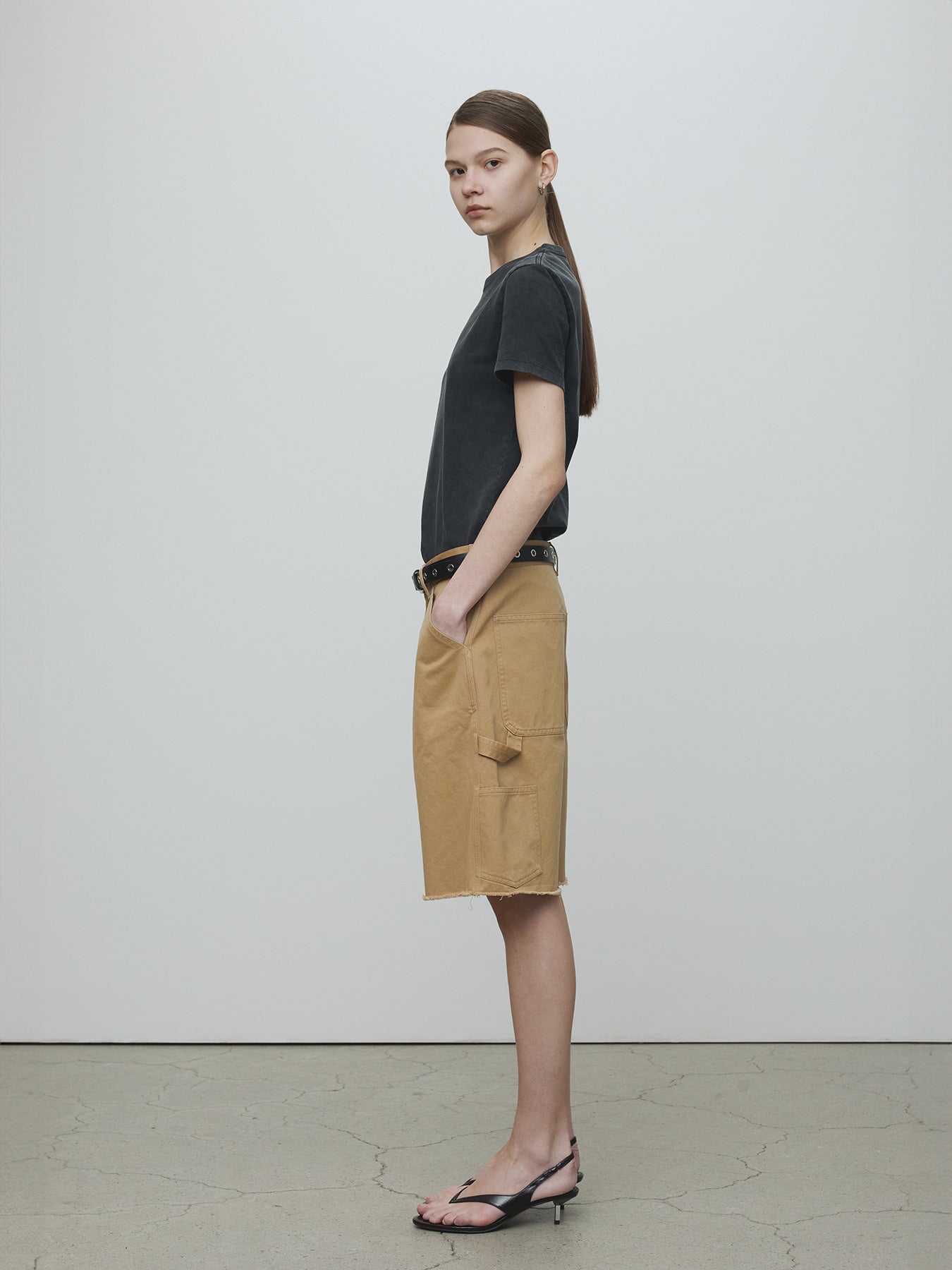 Tonywack - Signature Garment Dyed T-Shirt (Faded Black) product image 3 | TRAB K-Fashion Australia