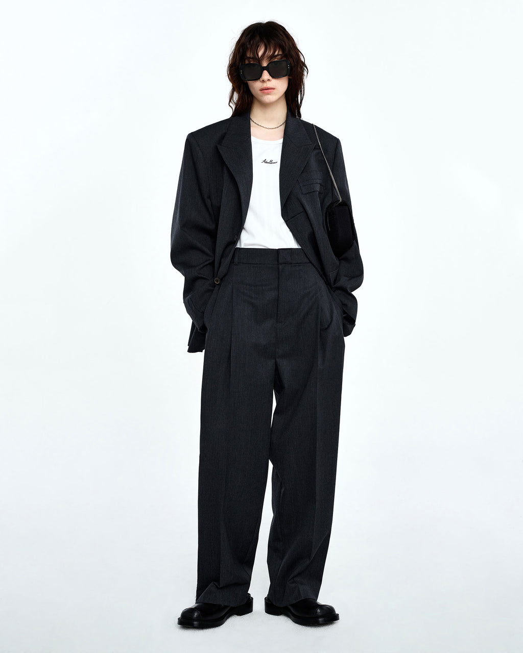 Ader Error - Bid blazer (Charcoal) product image 1 | TRAB K-Fashion Australia