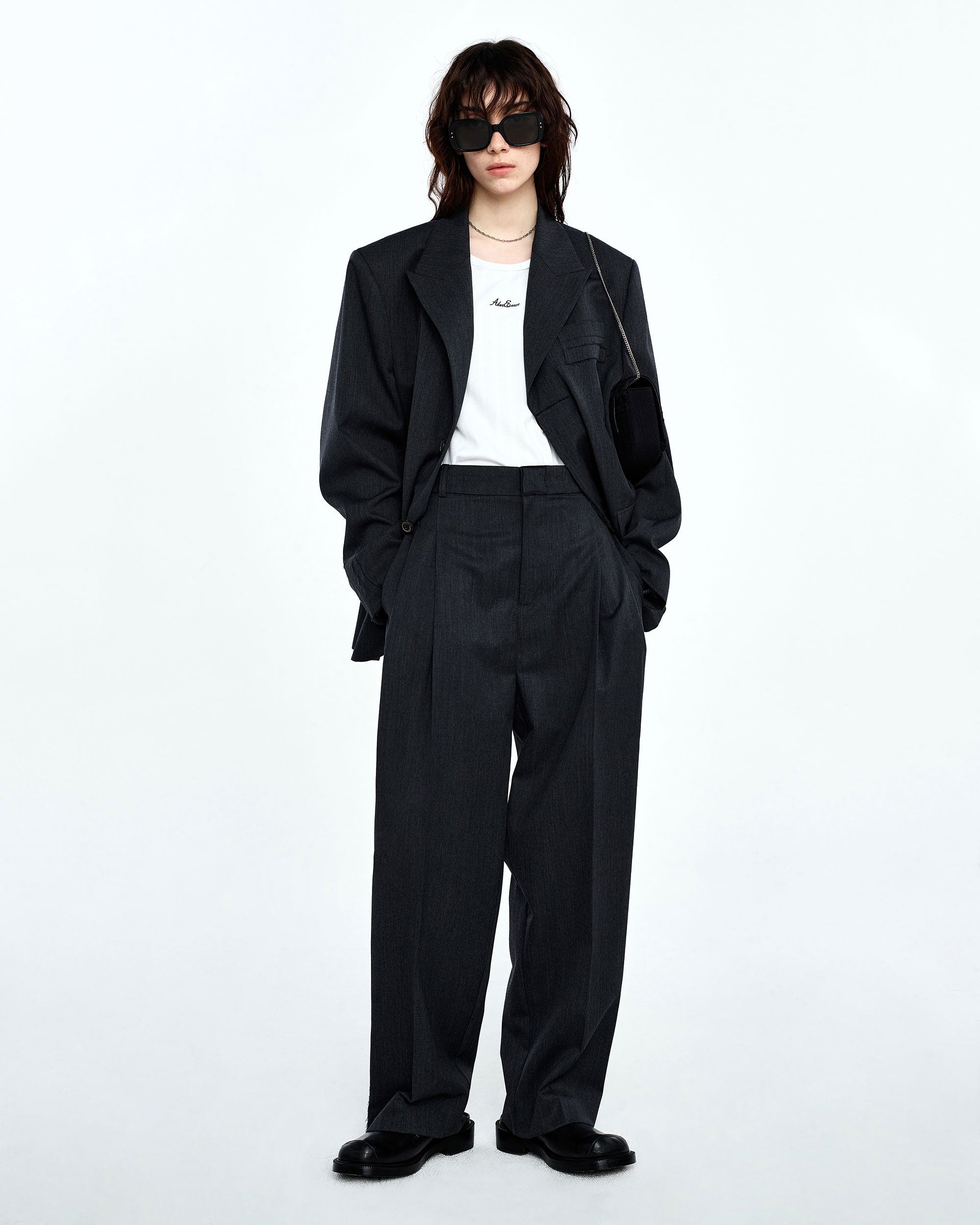 Ader Error - Bid blazer (Charcoal) product image 1 | TRAB K-Fashion Australia