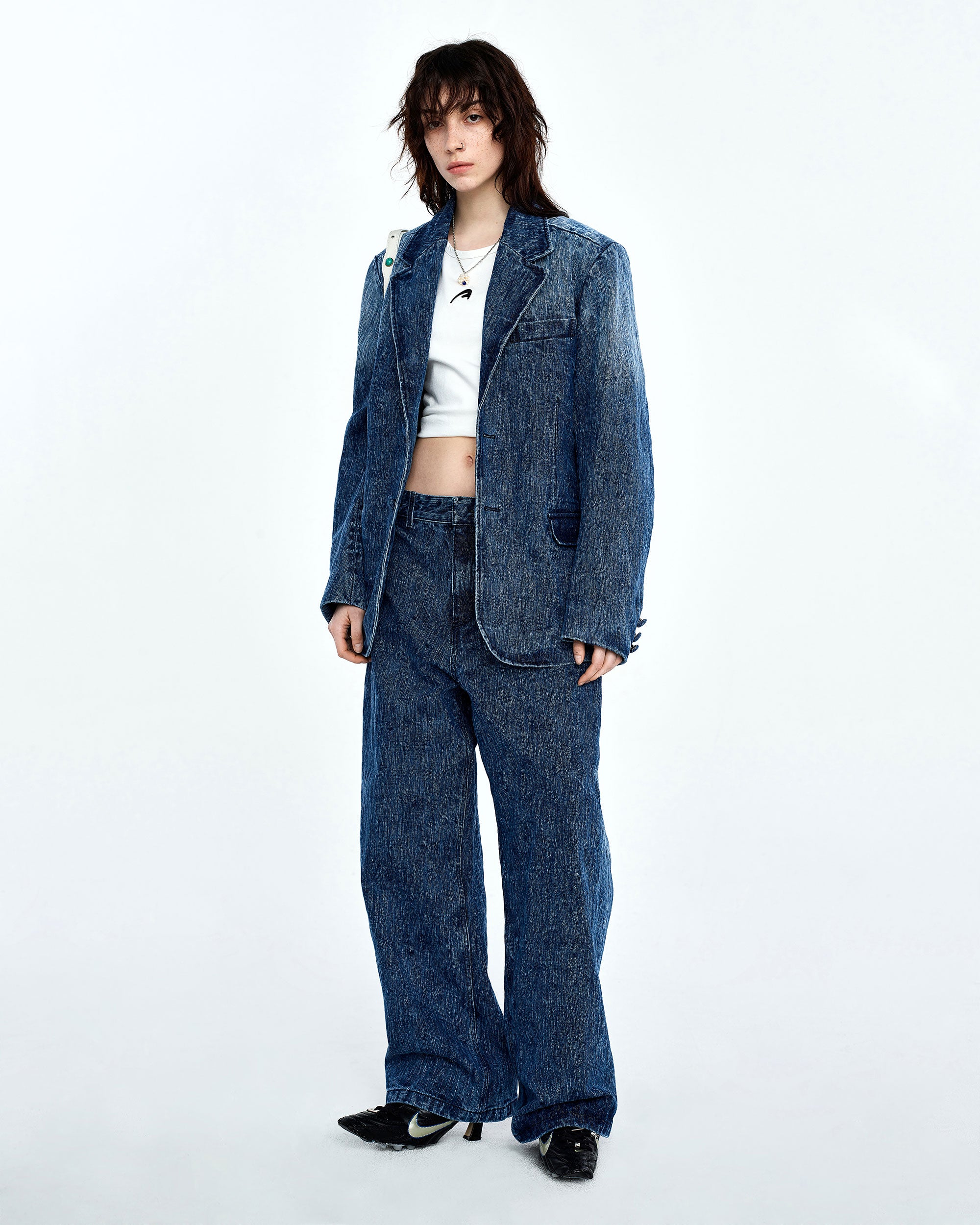 Ader Error - Drush blazer (Blue) product image 1 | TRAB K-Fashion Australia