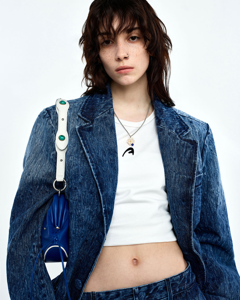 Ader Error - Drush blazer (Blue) product image 2 | TRAB K-Fashion Australia