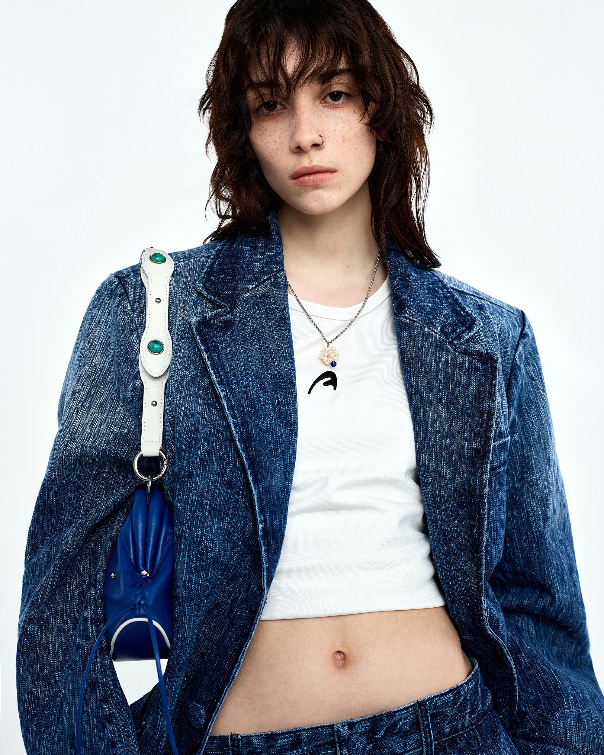 Ader Error - Drush blazer (Blue) product image 2 | TRAB K-Fashion Australia