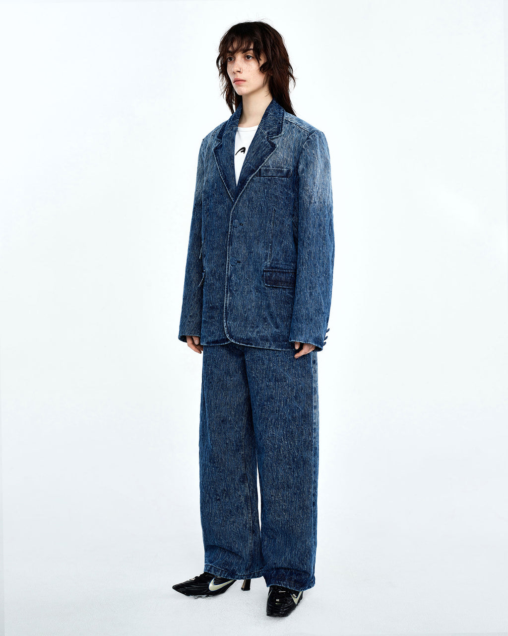 Ader Error - Drush blazer (Blue) product image 4 | TRAB K-Fashion Australia