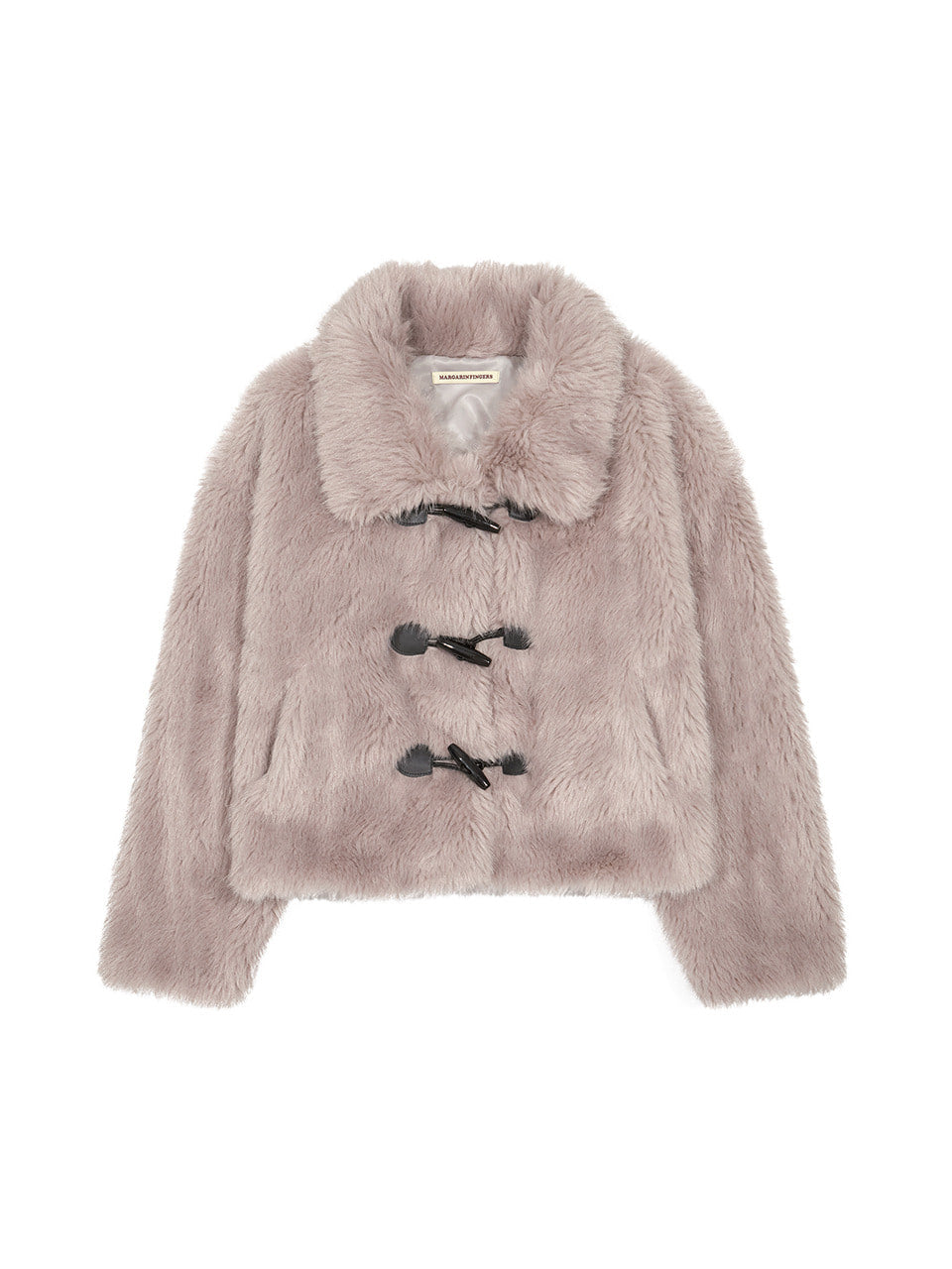 Margarin Fingers - Toggle Fur Jacket (Purple) product image 2 | TRAB K-Fashion Australia