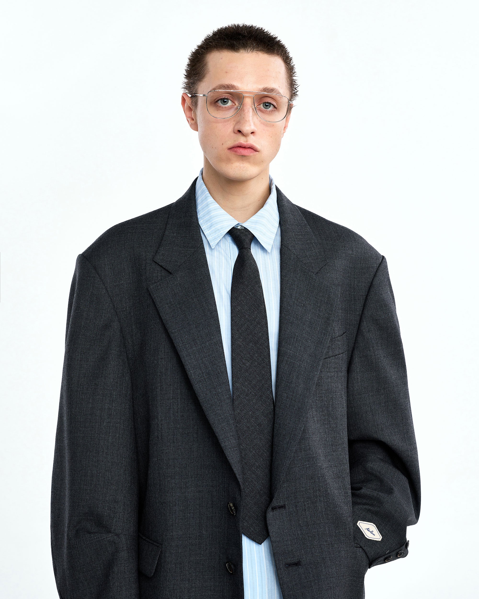 Ader Error - Fran blazer (Gray) product image 2 | TRAB K-Fashion Australia