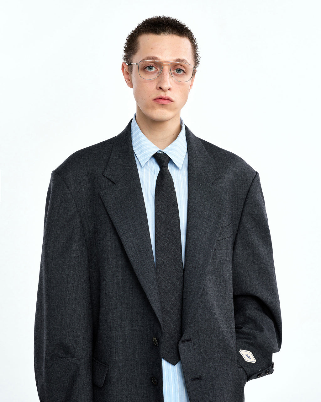 Ader Error - Fran blazer (Gray) product image 2 | TRAB K-Fashion Australia