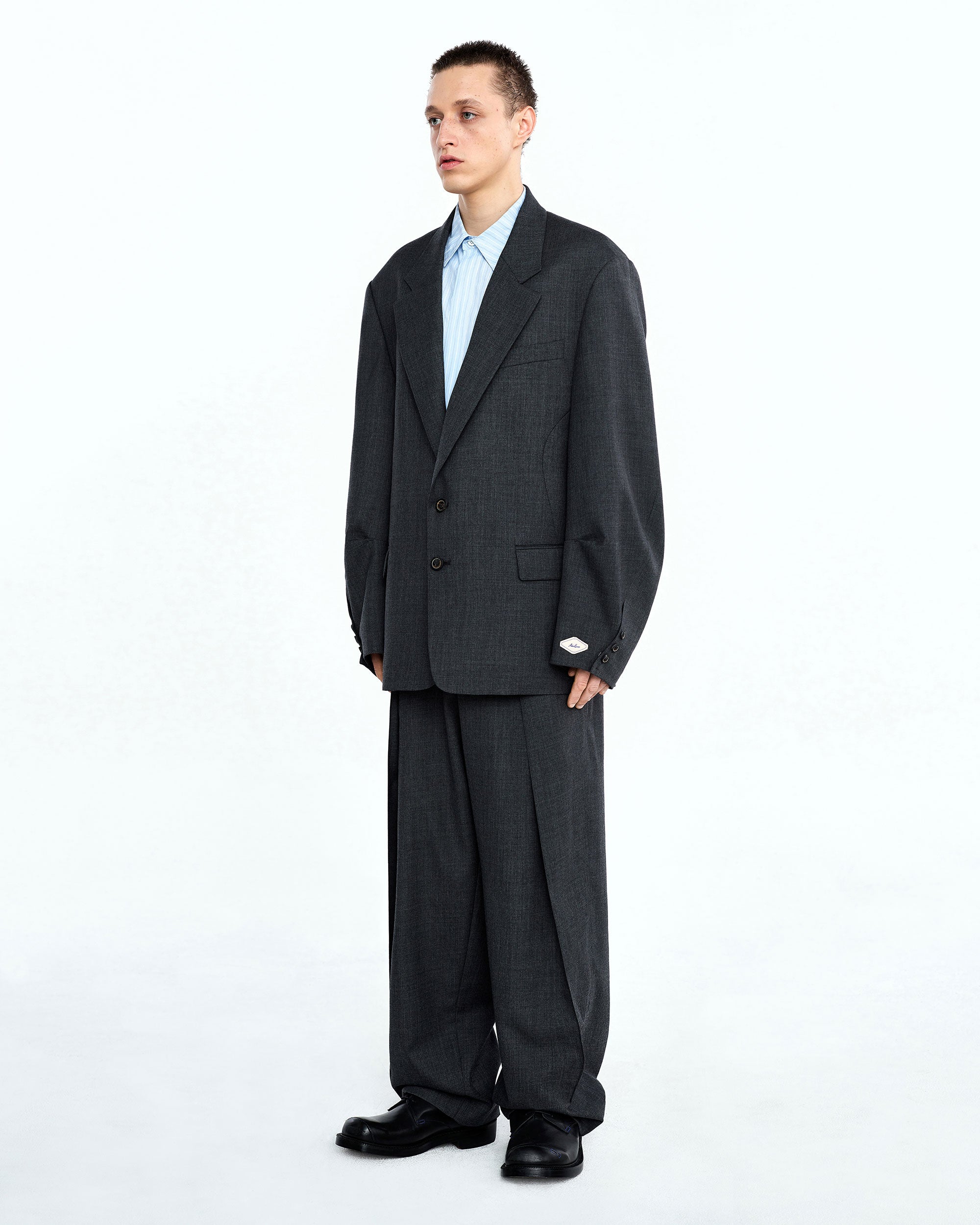 Ader Error - Fran blazer (Gray) product image 5 | TRAB K-Fashion Australia