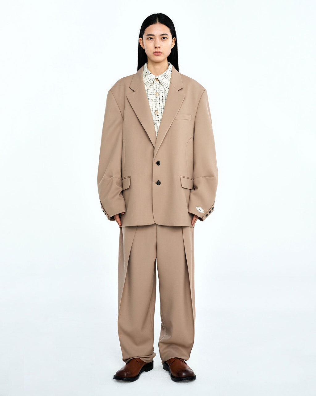 Ader Error - Fran blazer (Beige) product image 4 | TRAB K-Fashion Australia