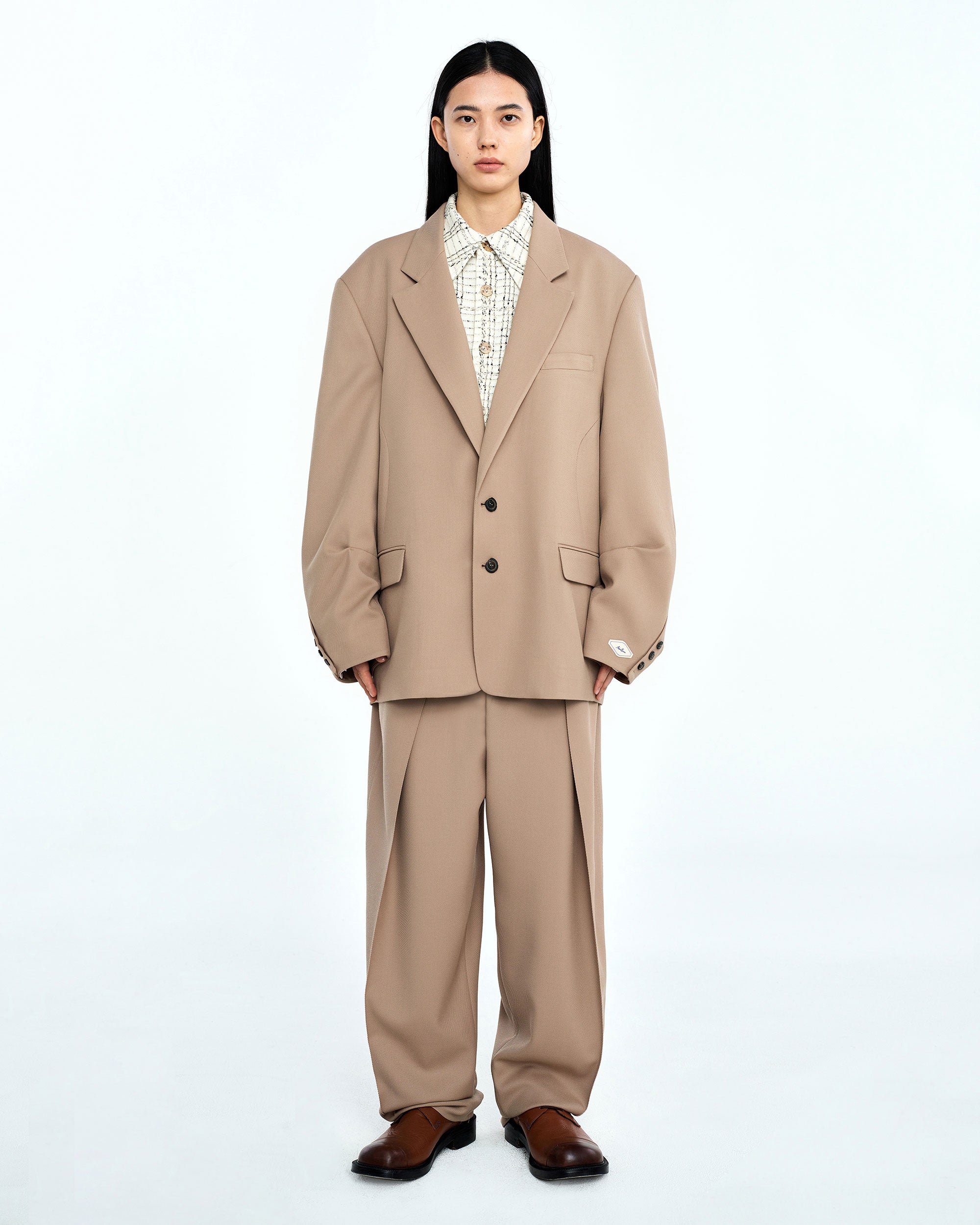 Ader Error - Fran blazer (Beige) product image 4 | TRAB K-Fashion Australia