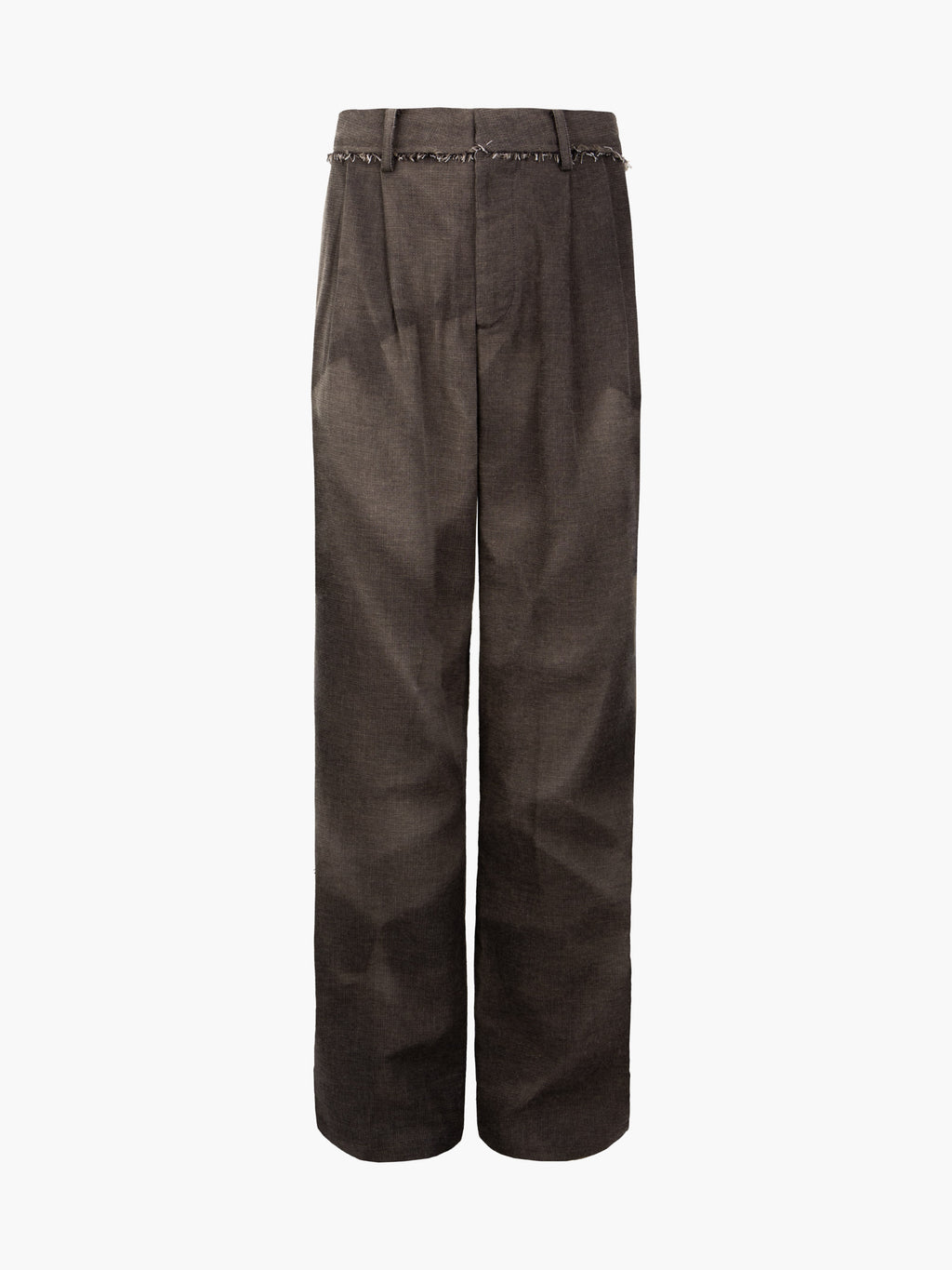 Jiyong Kim - Sun-Bleached Straight Trousers (Brown) product image 7 | TRAB K-Fashion Australia