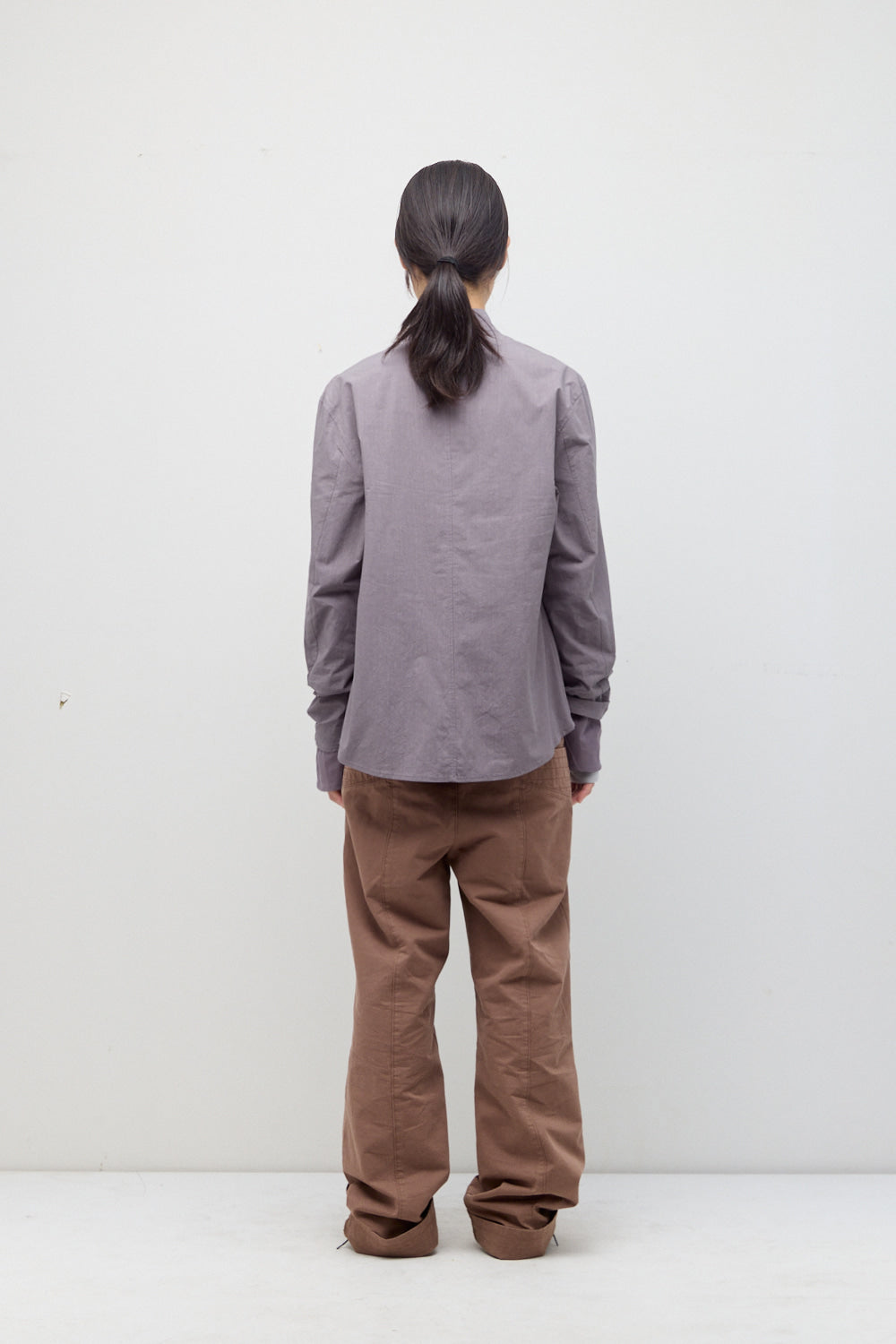 Hatchingroom - Slash Layer Shirket (Purple Grey) product image 5 | TRAB K-Fashion Australia