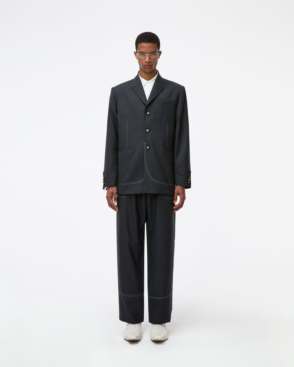 Ader Error - Blazer Product. 8 (Grey) product image 2 | TRAB K-Fashion Australia